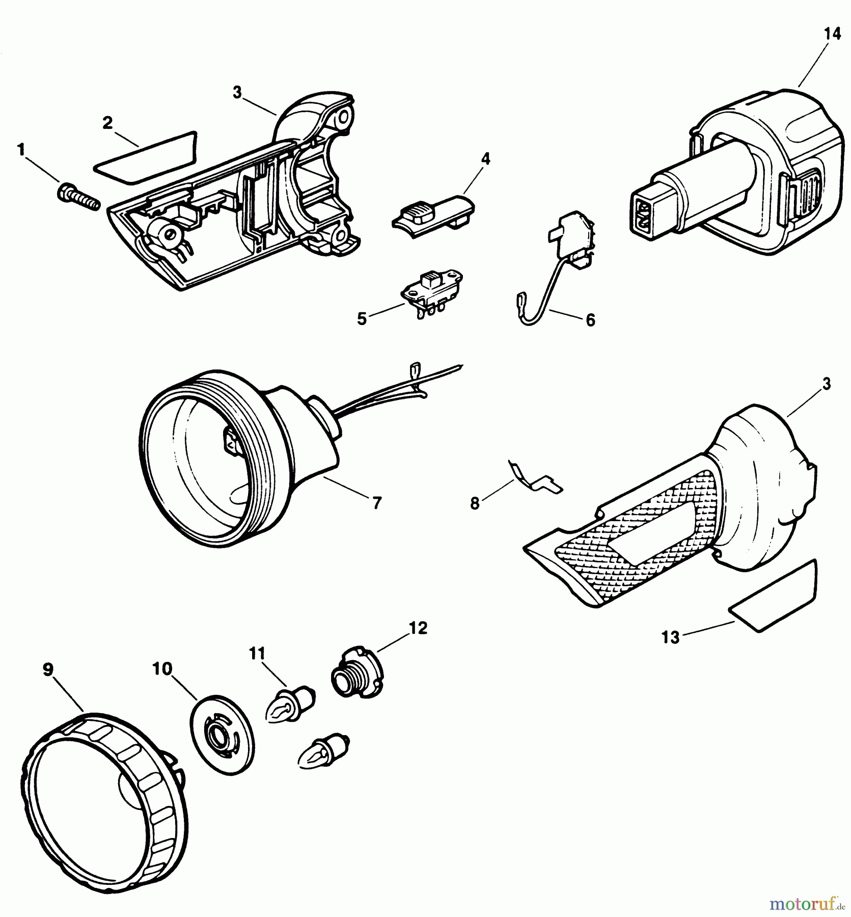 BLACK+DECKER HAUSHALT BELEUCHTUNG TASCHENLAMPE KC968 Seite 1