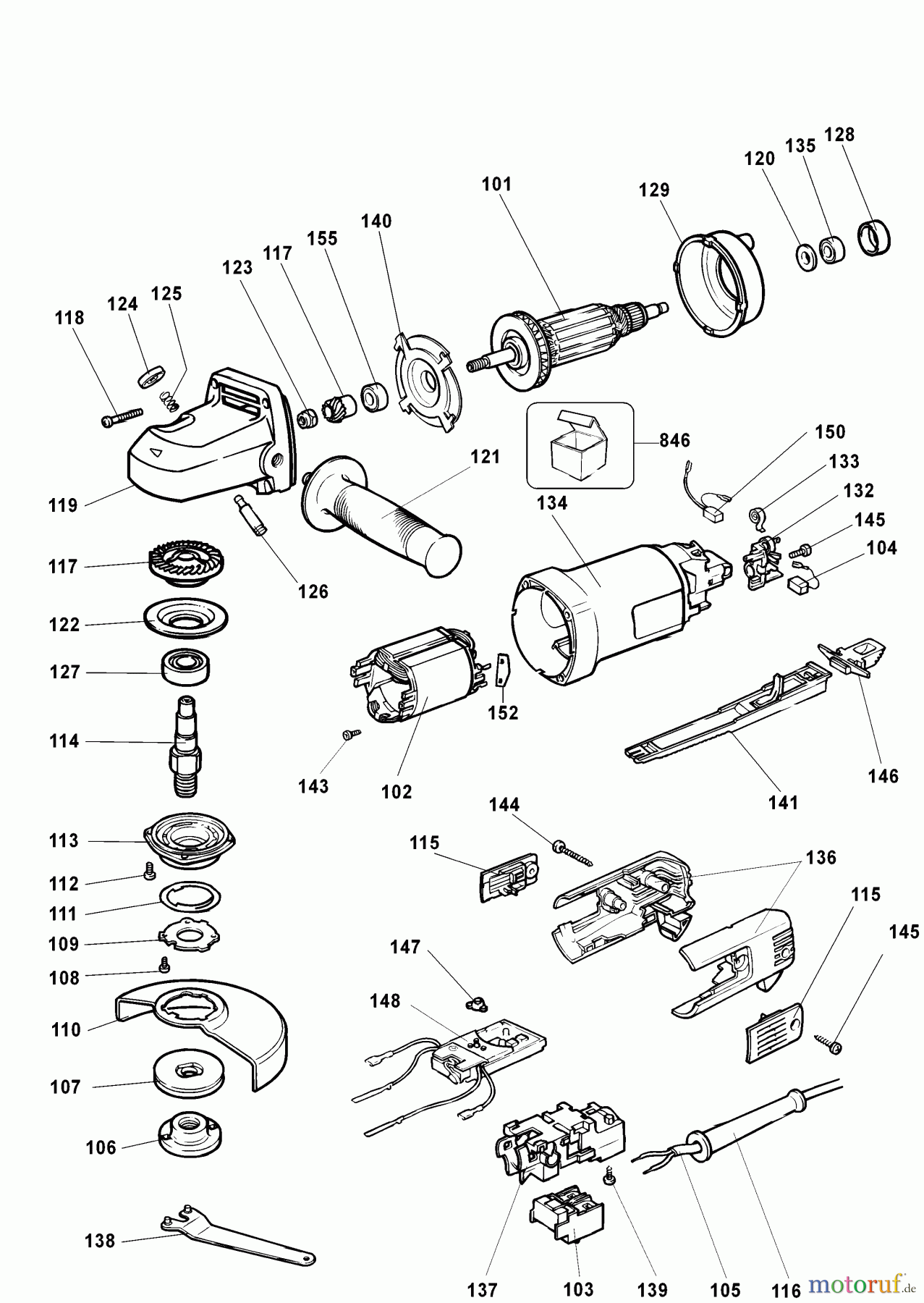 ELU METAL WORKING GRINDERS & POLISHERS WINKELSCHLEIFER WS42E Seite 1
