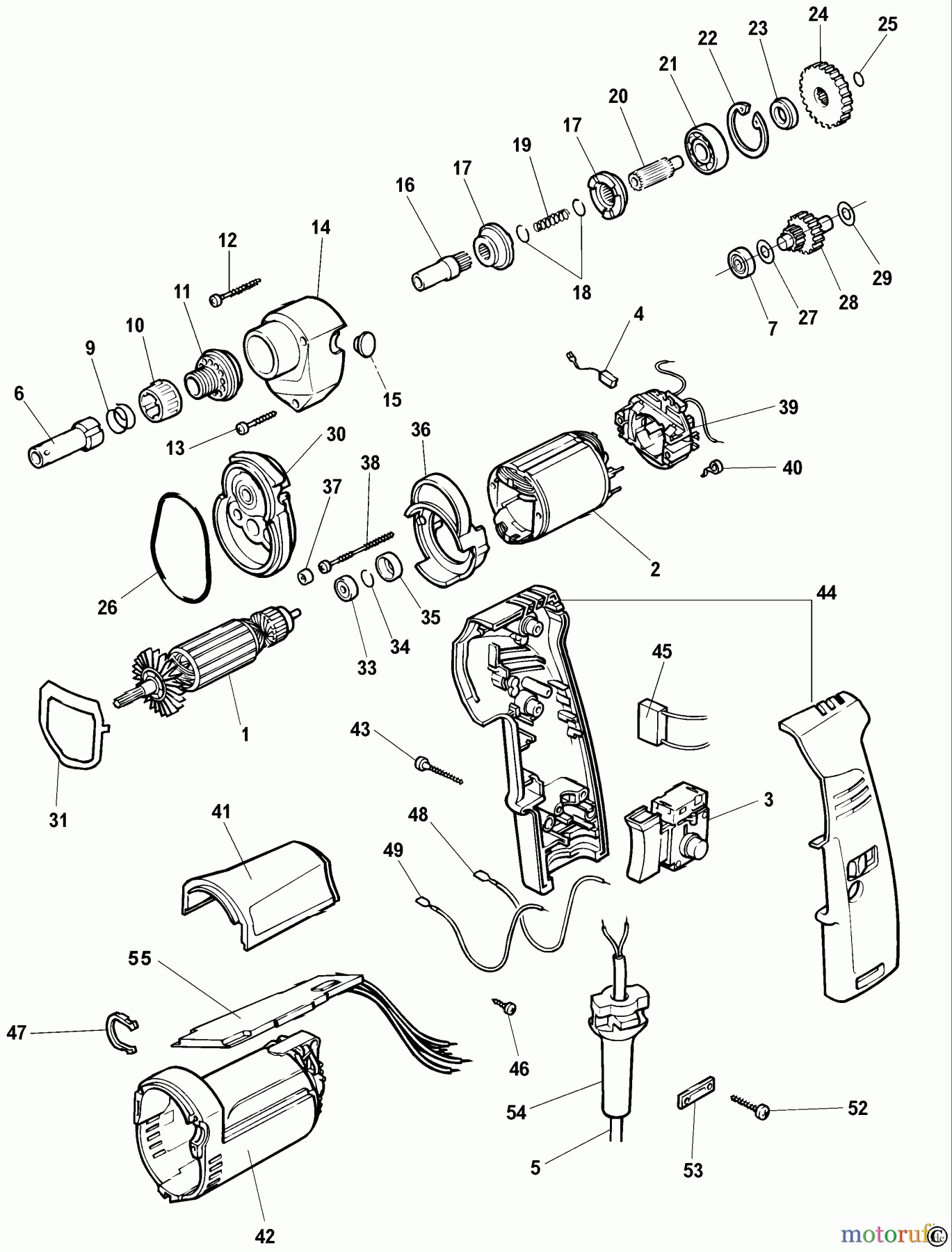  OEM Black und Decker Divers SCHRAUBENDREHER TSD718 Seite 1