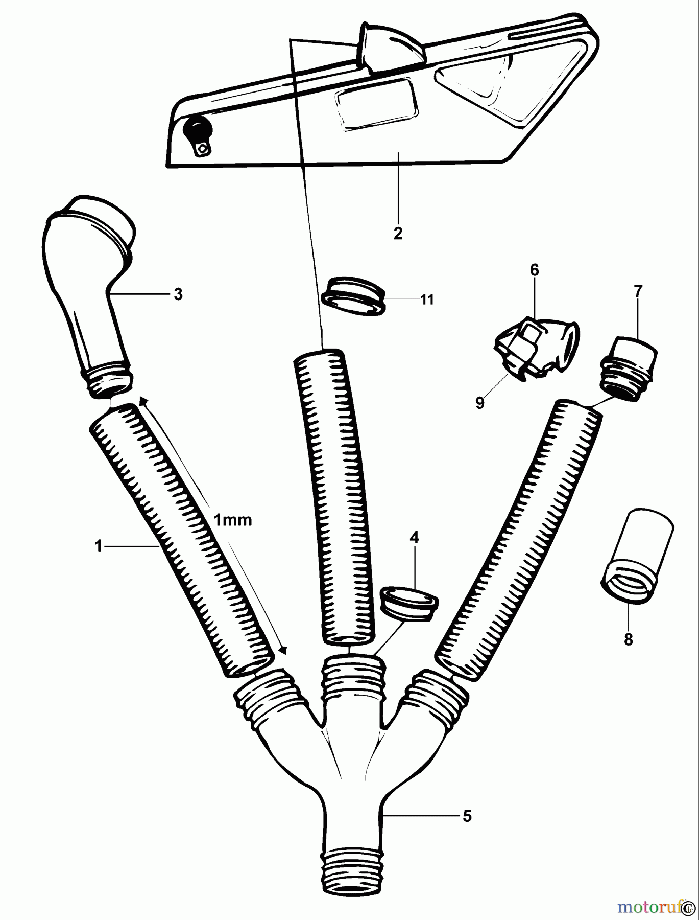 ELU ACCESSORIES ACCESSORIES, ATTACHMENTS & UNPOWERED STAUBABSAUGERSATZ E34995 Seite 1