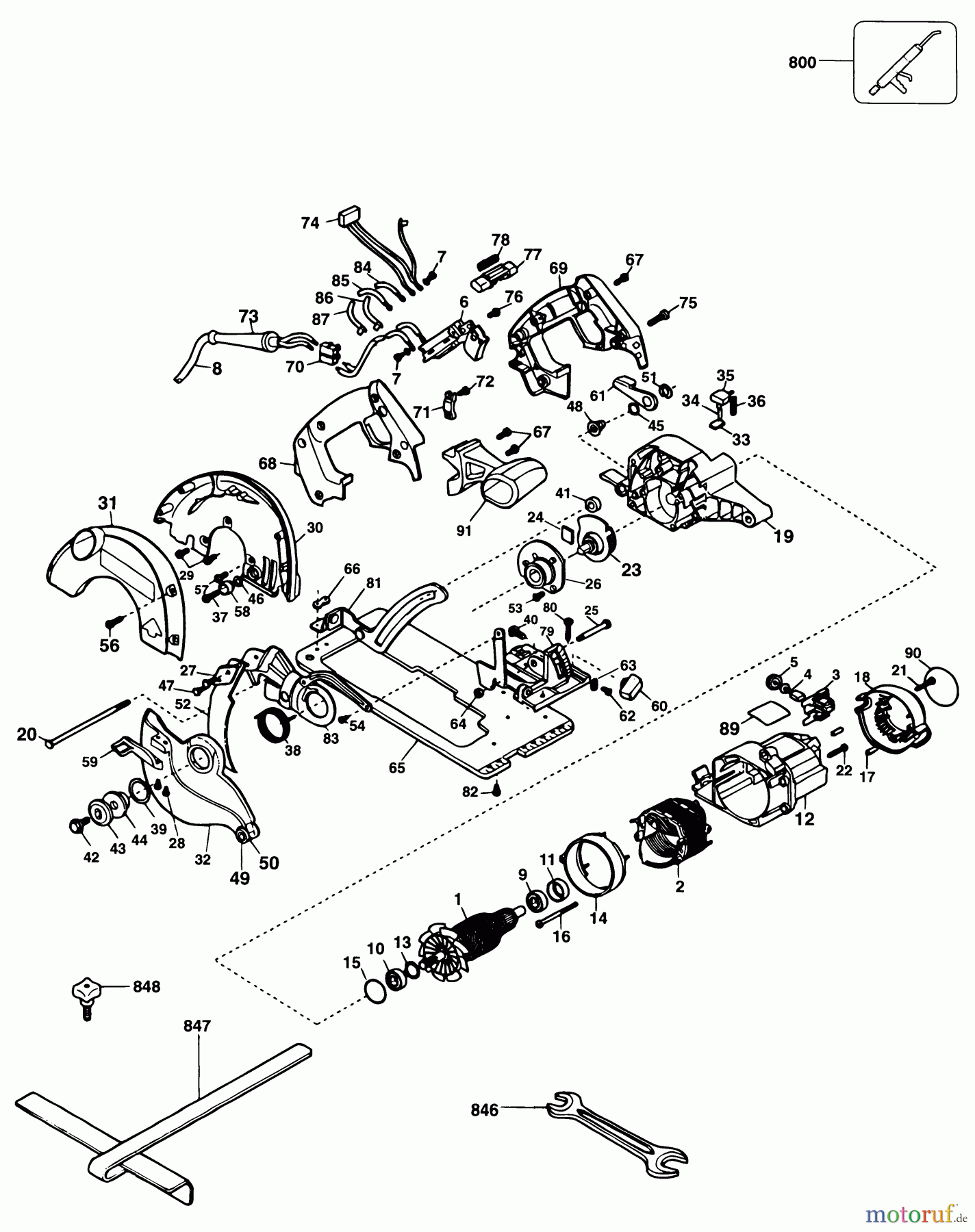 DEWALT HOLZARBEITEN KREISSÄGEN KREISSGE DW65 Seite 1