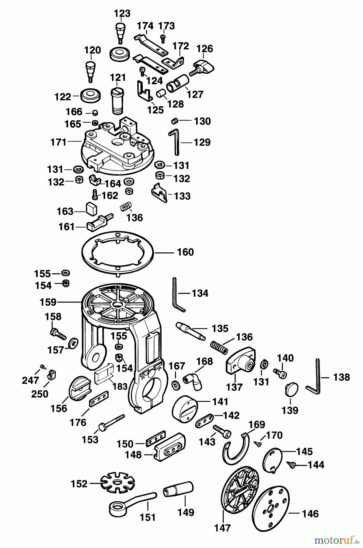 ELU WOODWORKING RADIAL ARM SAWS/TRAVERSE CONTROLS RADIALARMSÄGE RAS1501---B Seite 4