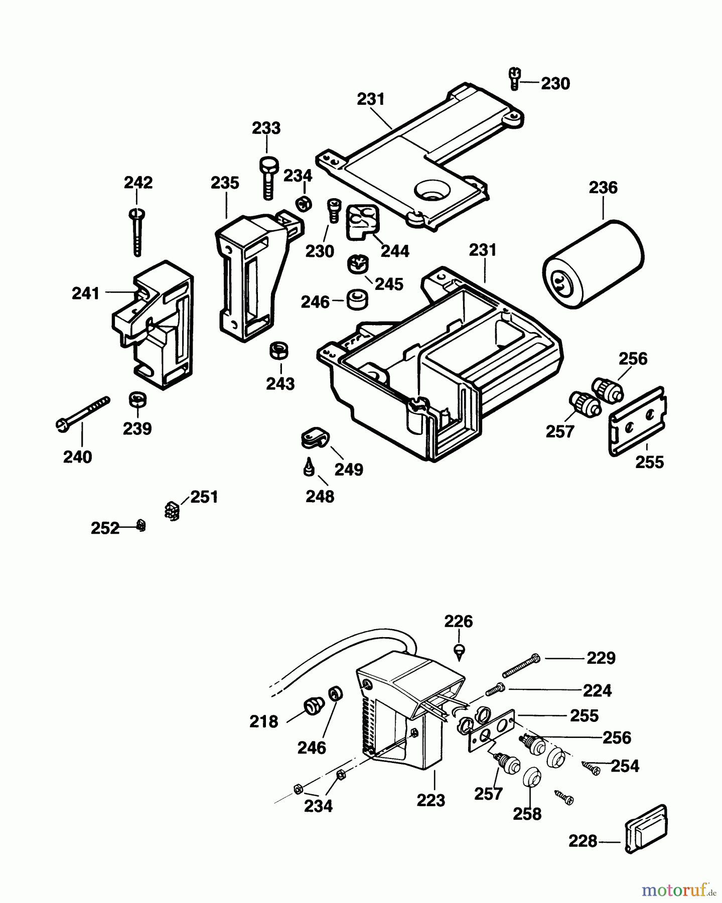 ELU WOODWORKING RADIAL ARM SAWS/TRAVERSE CONTROLS RADIALARMSÄGE RAS1501---B Seite 6