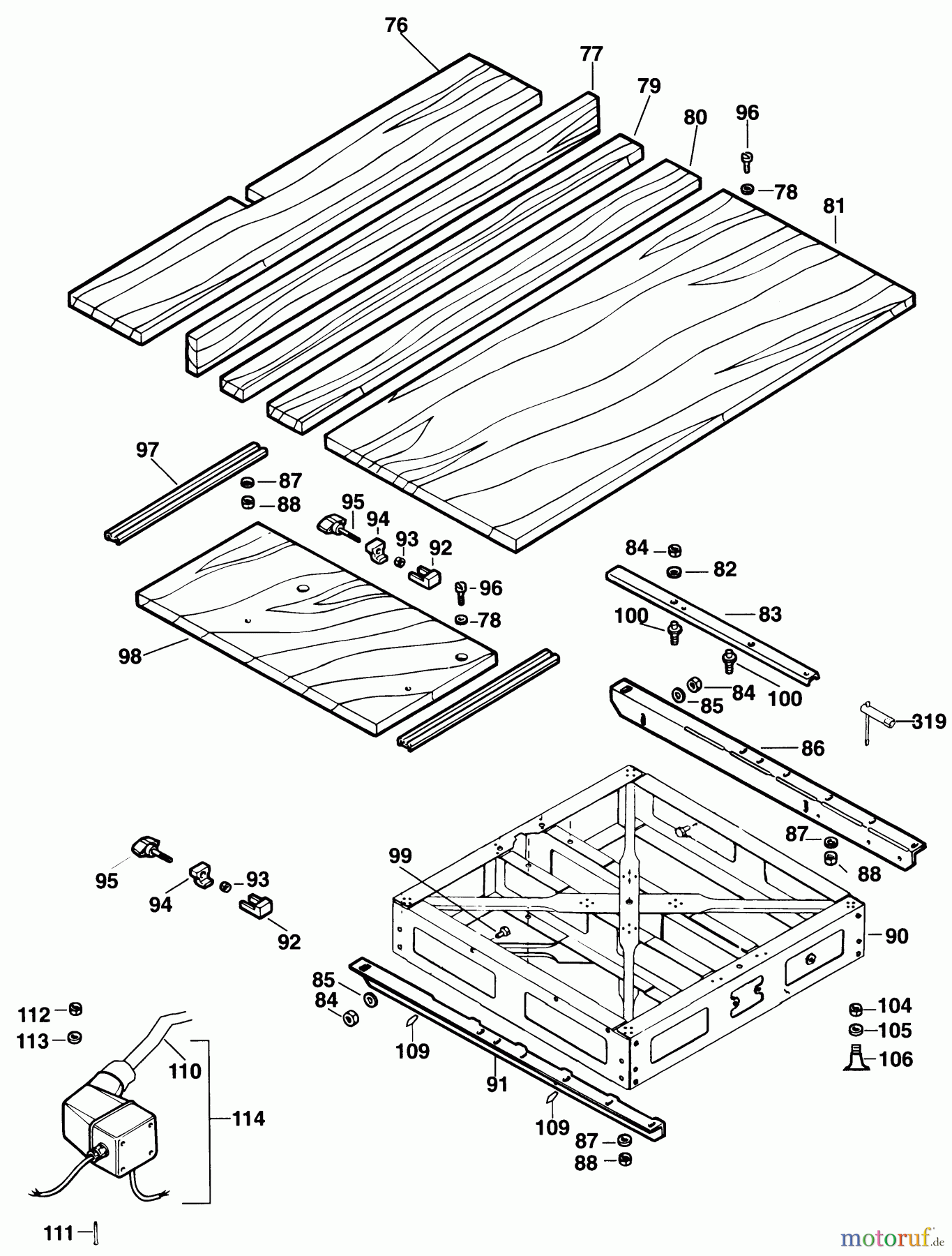  ELU WOODWORKING RADIAL ARM SAWS/TRAVERSE CONTROLS RADIALARMSÄGE RAS1503---B Seite 3