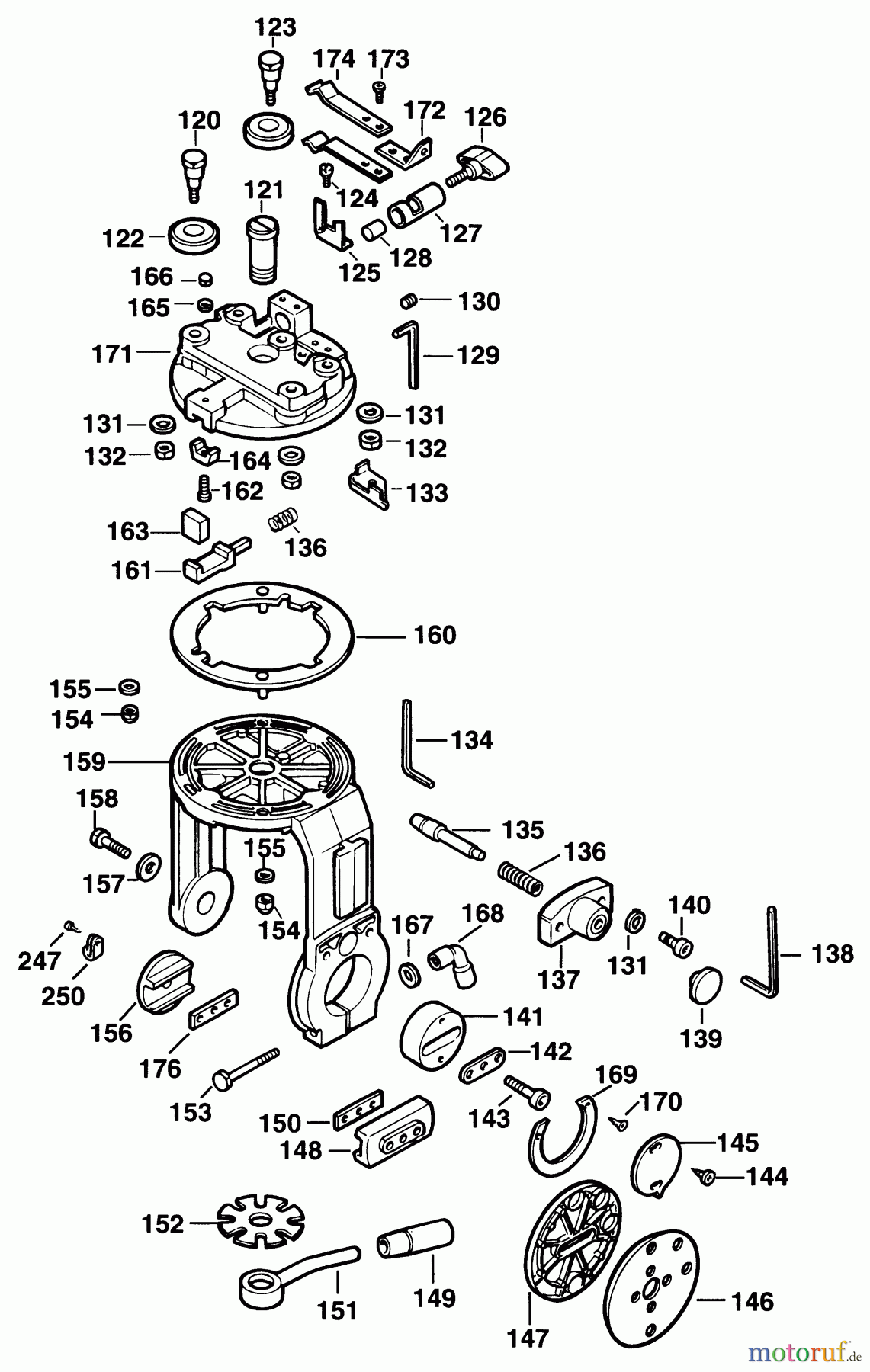ELU WOODWORKING RADIAL ARM SAWS/TRAVERSE CONTROLS RADIALARMSÄGE RAS1503---B Seite 4