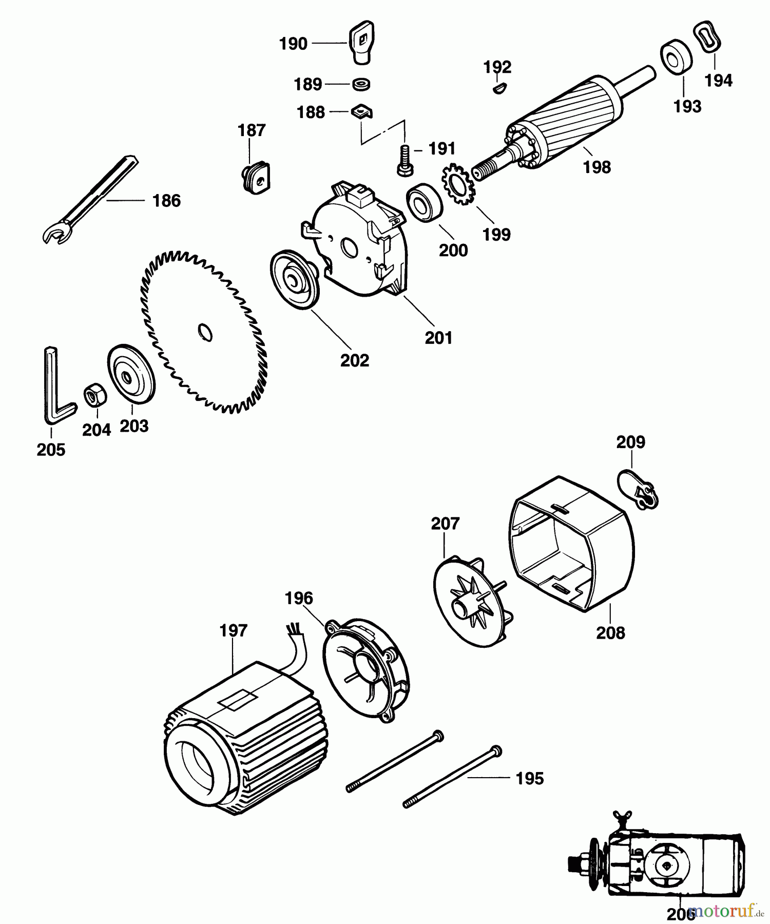  ELU WOODWORKING RADIAL ARM SAWS/TRAVERSE CONTROLS RADIALARMSÄGE RAS1753---B Seite 4