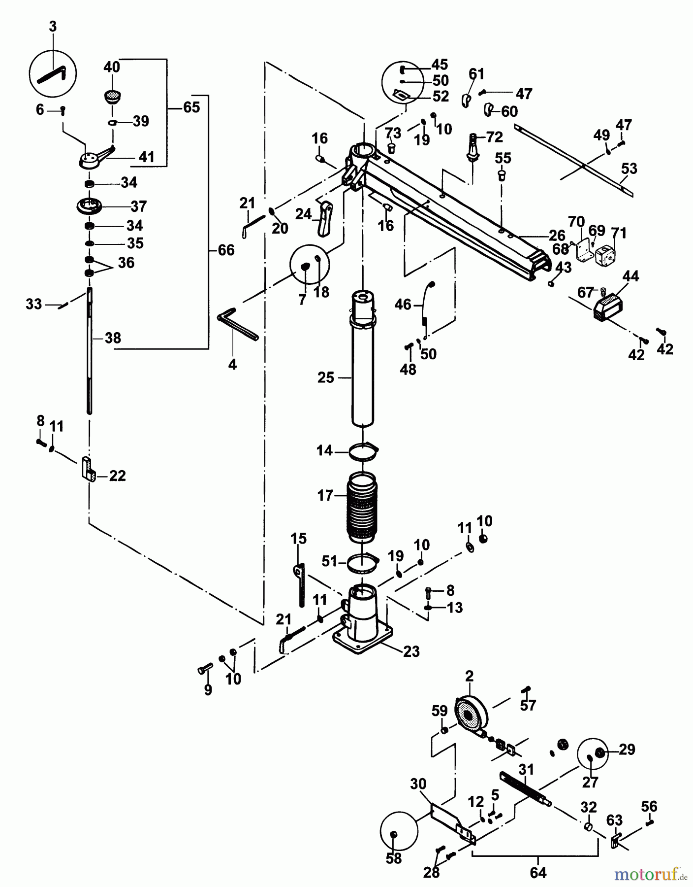  ELU WOODWORKING RADIAL ARM SAWS/TRAVERSE CONTROLS RADIALARMSÄGE RAS1601---B Seite 1