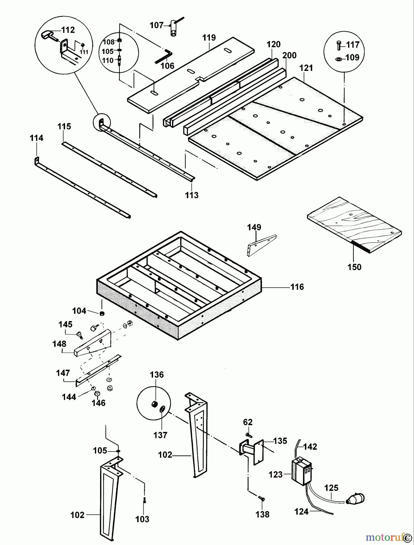  ELU WOODWORKING RADIAL ARM SAWS/TRAVERSE CONTROLS RADIALARMSÄGE RAS1601---B Seite 2