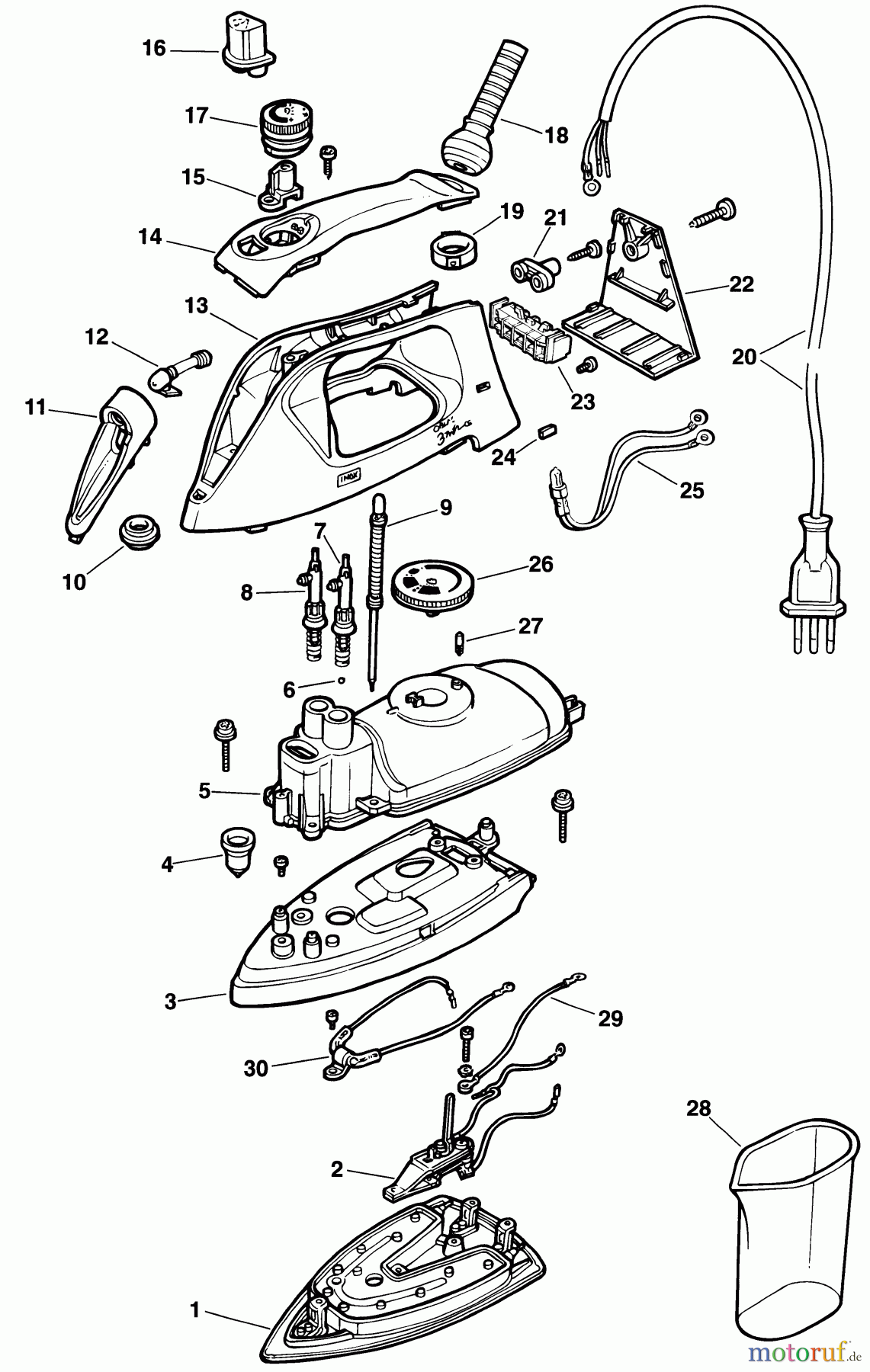 BLACK+DECKER HAUSHALT BÜGELEISEN DAMPFBÜGELEISEN SE950I Seite 1