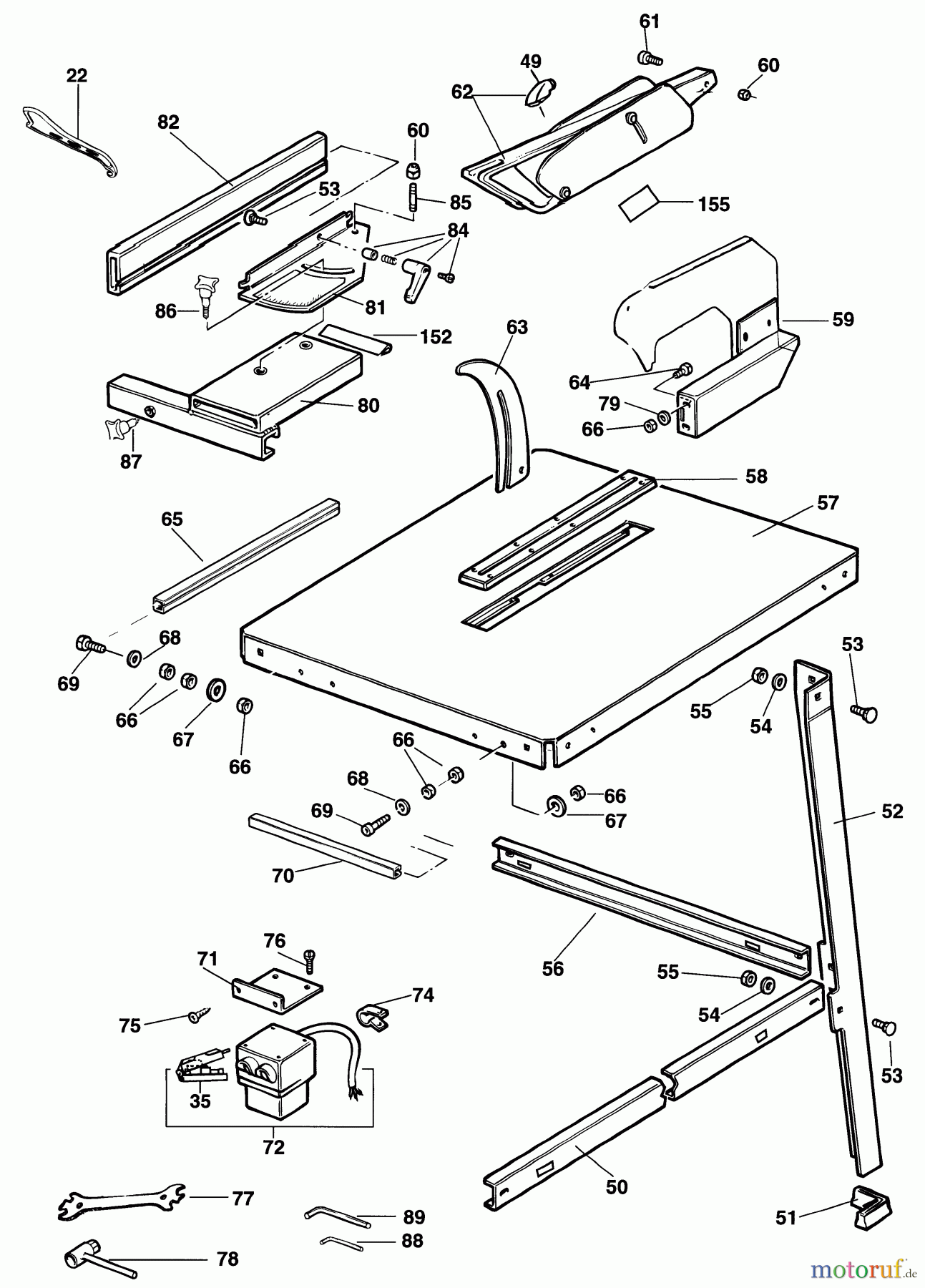 ELU WOODWORKING SAWS STANDORTSÄGE ETS3153 Seite 1