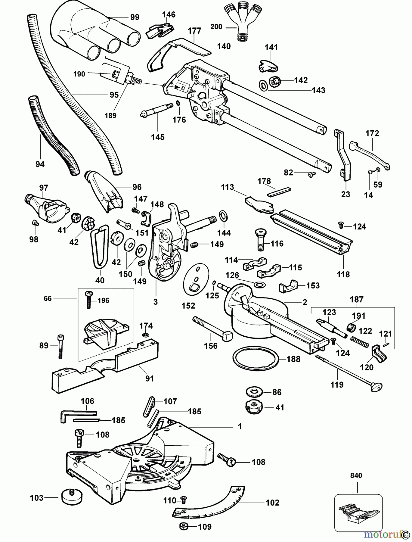  DEWALT HOLZARBEITEN  Gehrungssägen GEHRUNGSSÄGE DW707E Seite 2