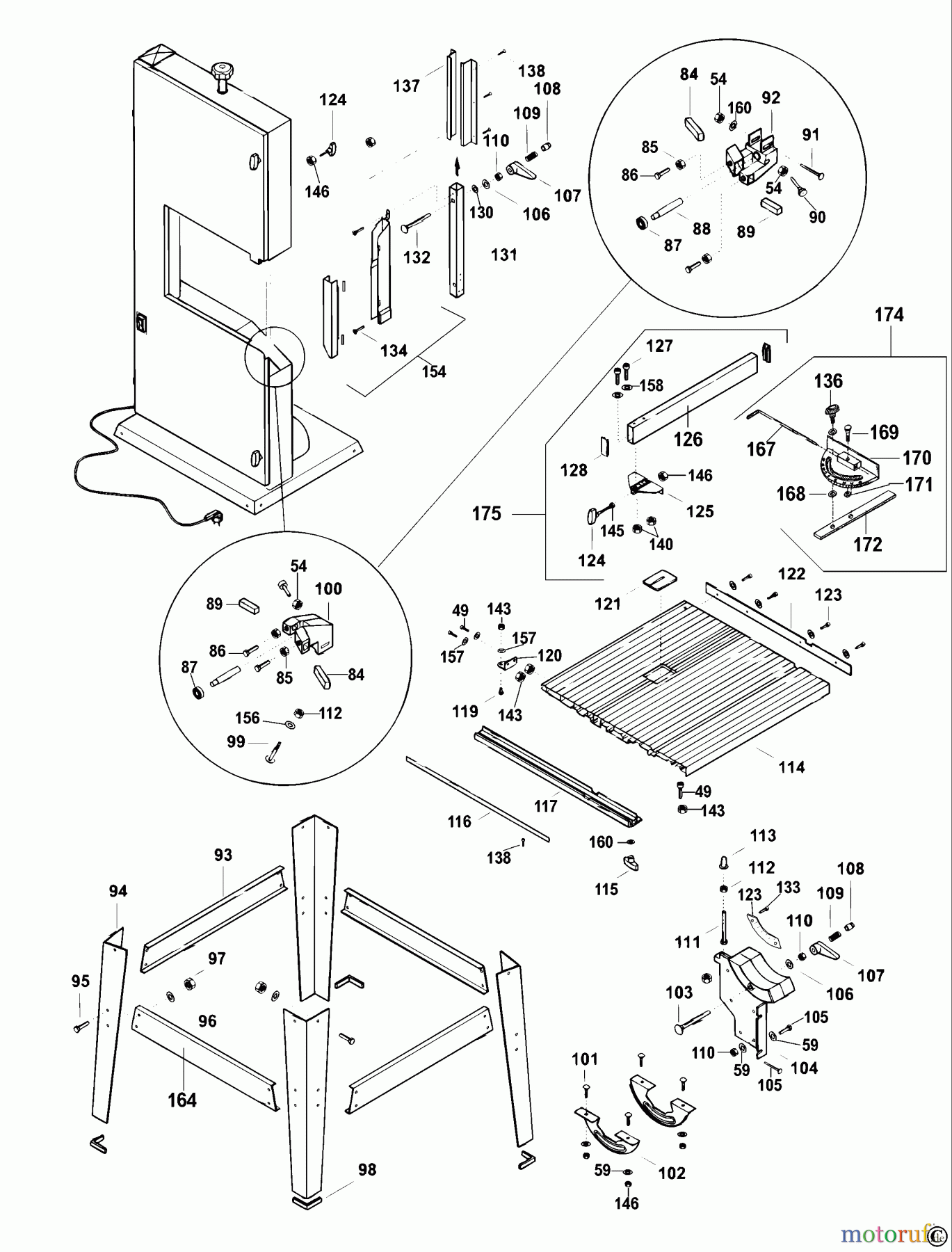 ELU WOODWORKING SAWS BANDSÄGE EBS3601 Seite 2