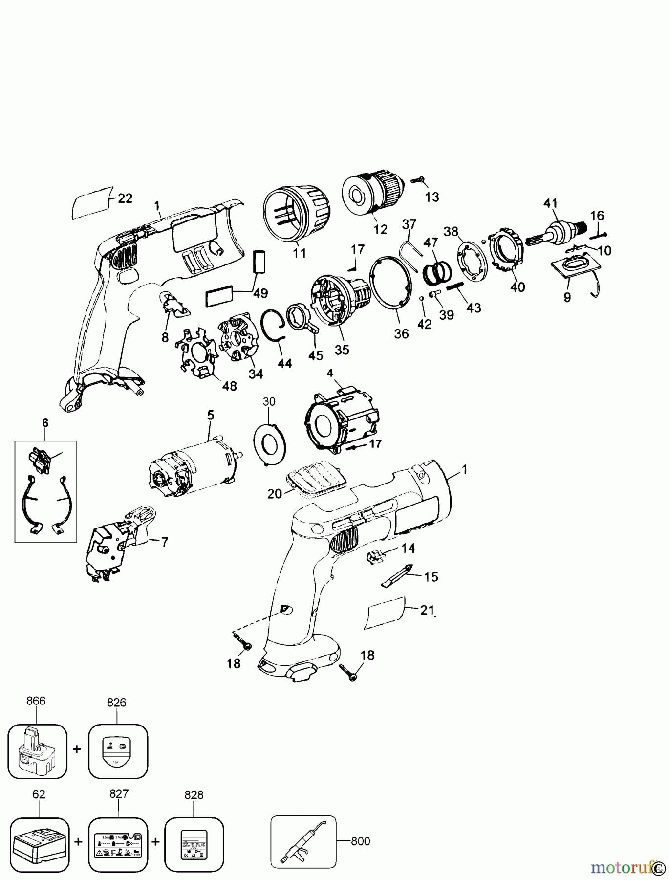 DEWALT AKKUBOHRER CDLS DRILLS 18V AKKU-BOHRMASCHINE DW998 Seite 1