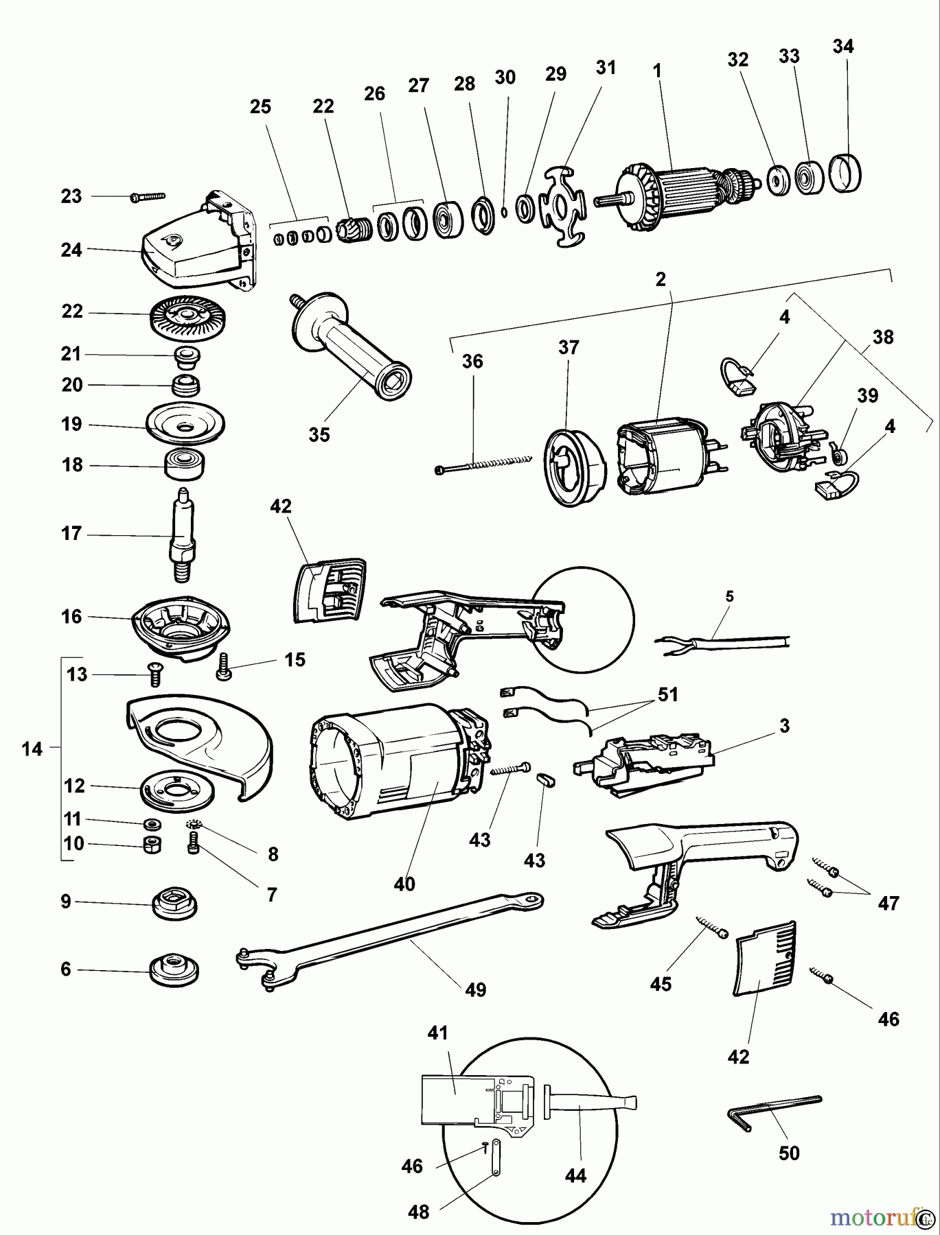 OEM Black und Decker Divers KLEINER WINKELSCHLEIFER HCWS230 Seite 1