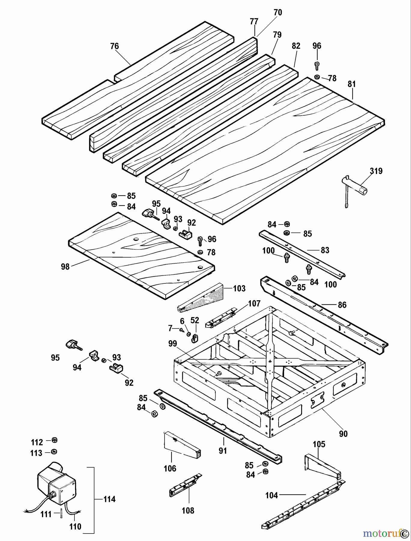 DEWALT HOLZARBEITEN RADIALKREISSÄGEN RADIALARMSÄGE DW721 Seite 2