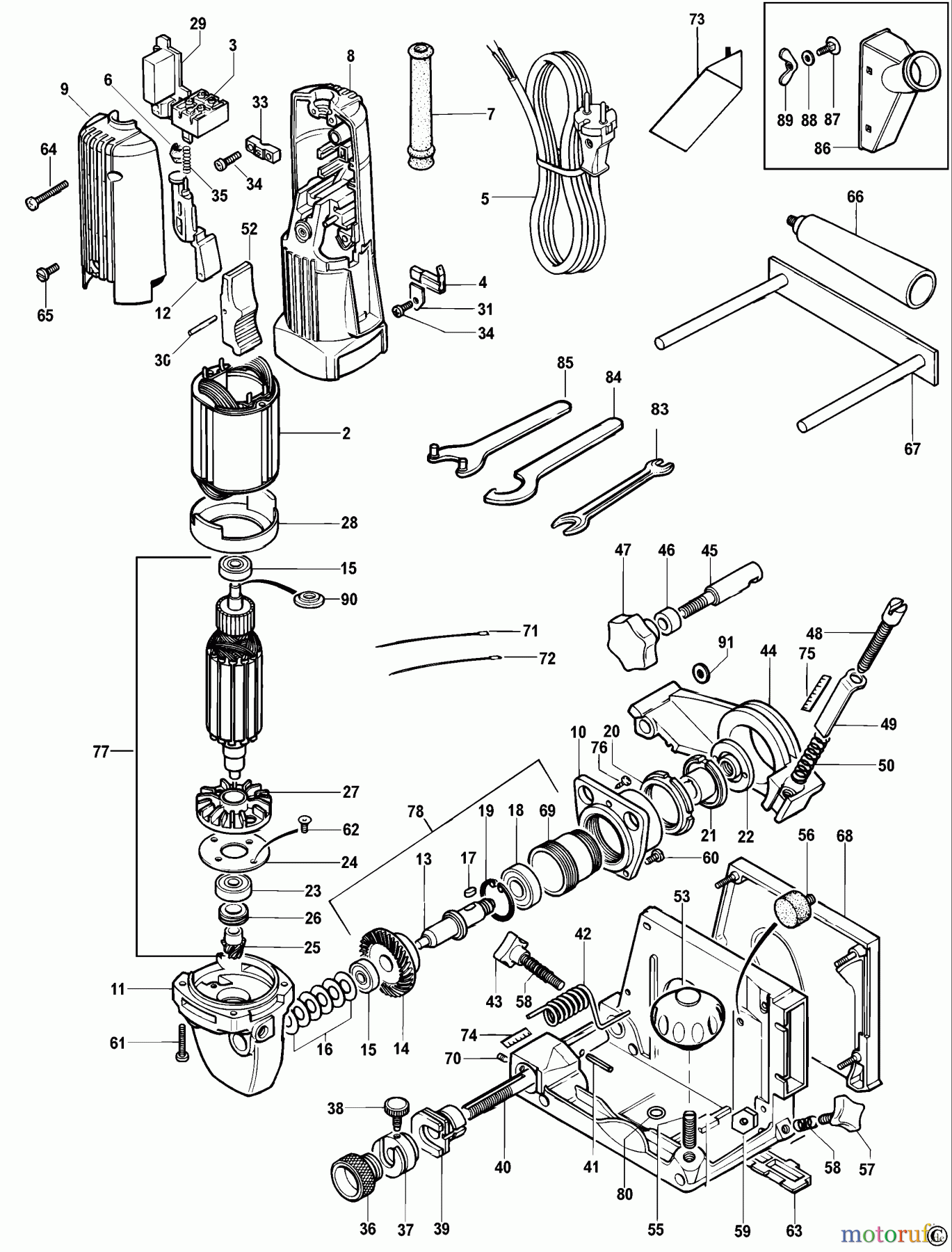 DEWALT HOLZARBEITEN ABRICHTHOBELMASCHINEN ANSCHLUSSFALZMASCH. DW685K Seite 1