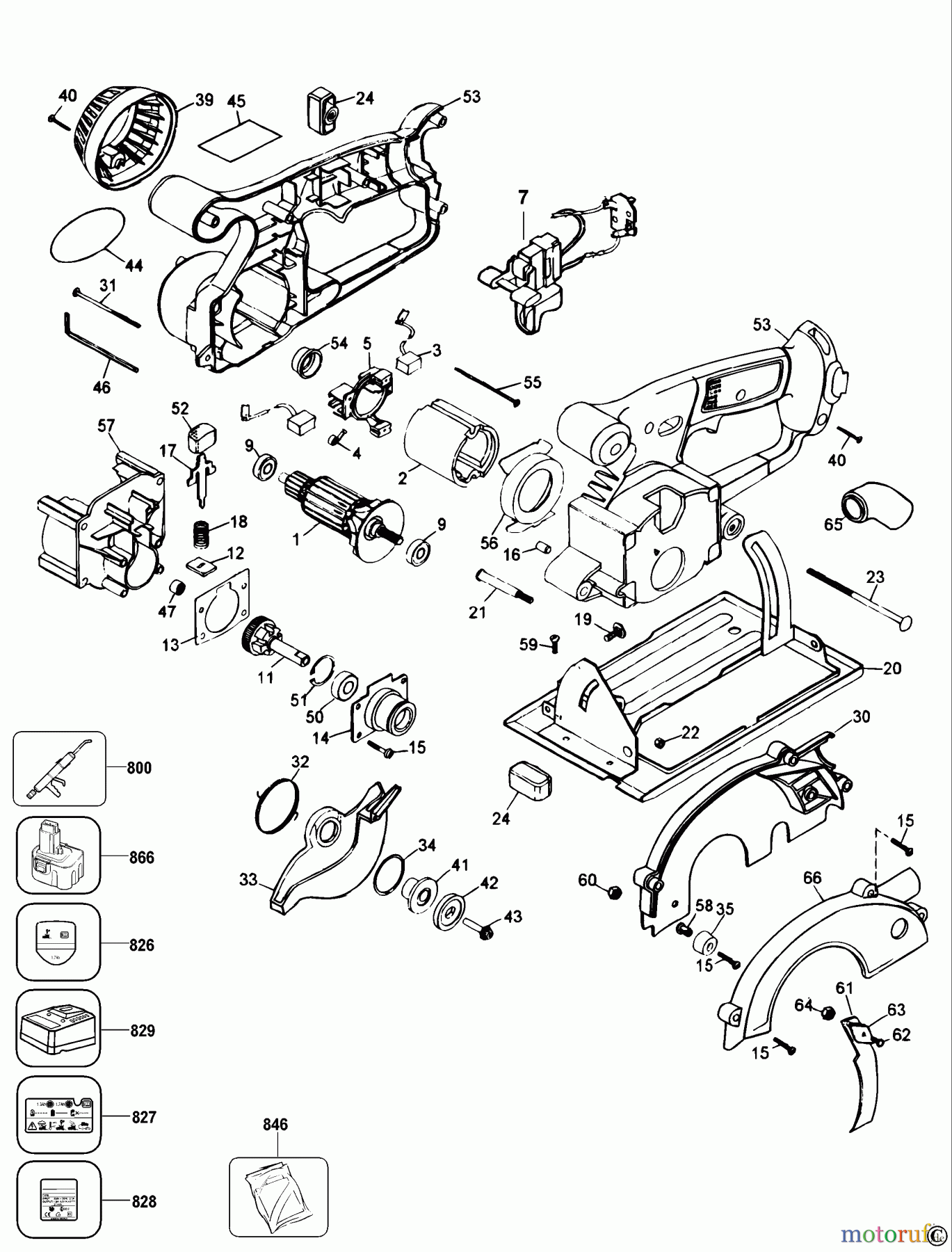ELU WOODWORKING SAWS AKKU HANDKREISSAGE MHA14 Seite 1