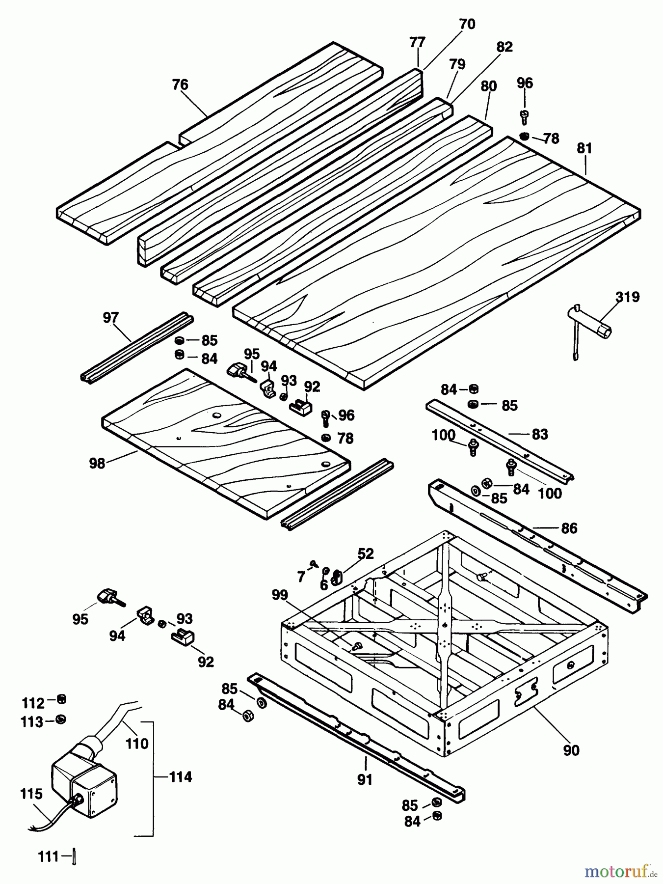  ELU WOODWORKING RADIAL ARM SAWS/TRAVERSE CONTROLS RADIALARMSÄGE RAS8001 Seite 2