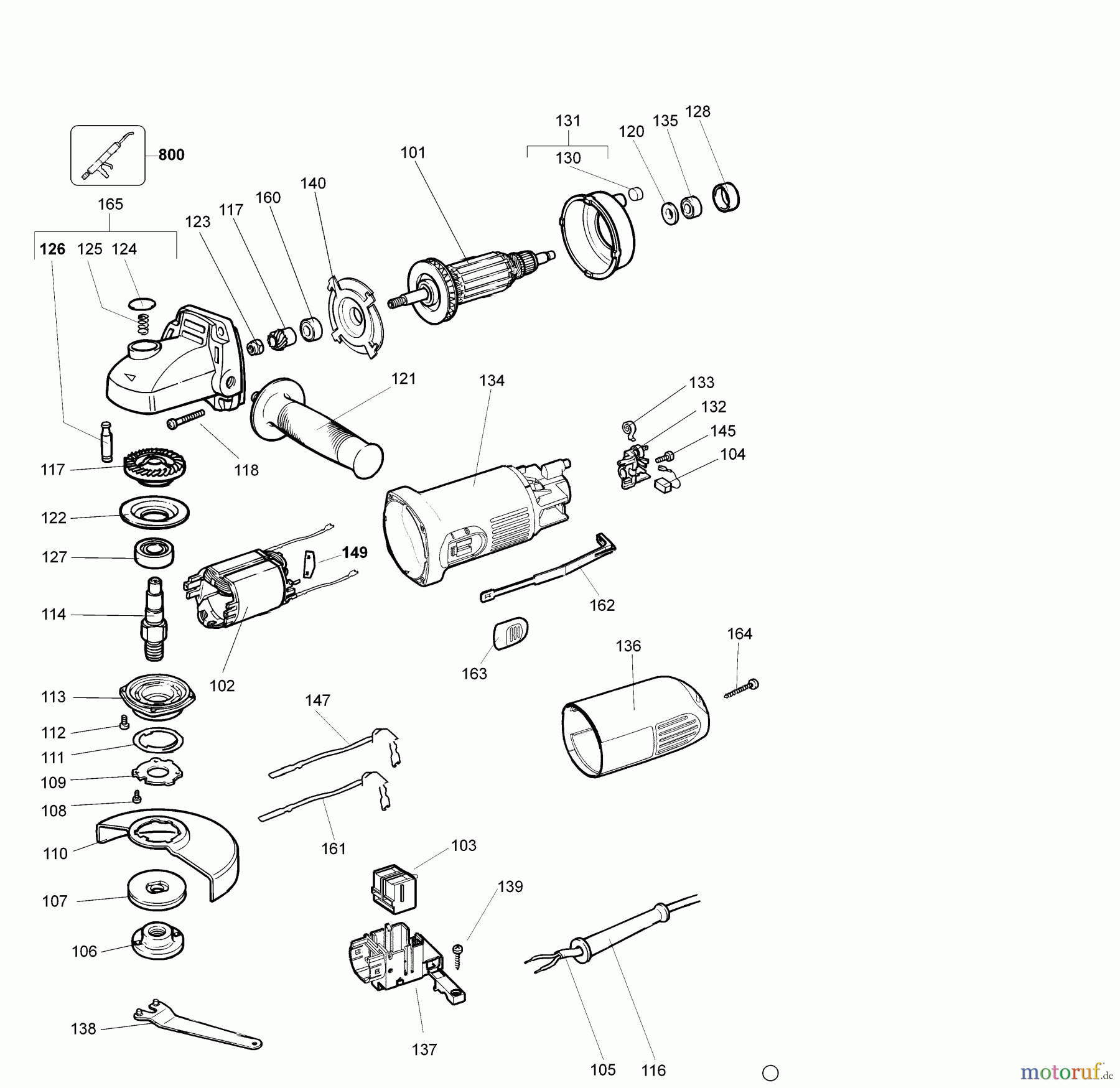  DEWALT METALLBEARBEITUNG WINKELSCHLEIFER 100-125MM KLEINER WINKELSCHLEIFER DW824 Seite 1
