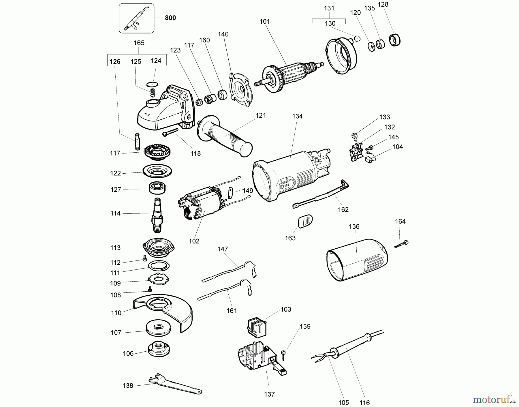 ELU METAL WORKING GRINDERS & POLISHERS WINKELSCHLEIFER WS31 Seite 1