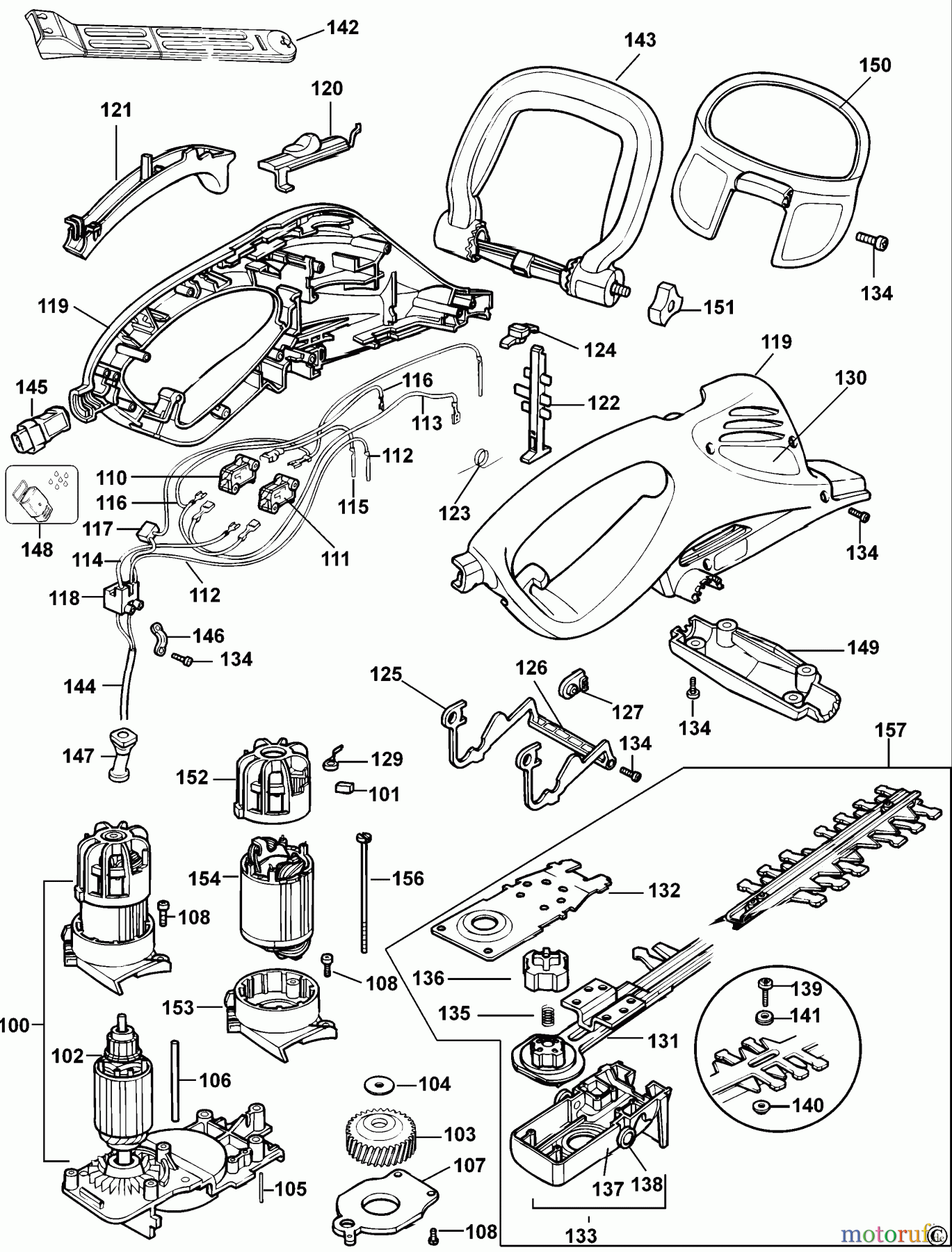 BLACK+DECKER AUSSERHALB HECKENSCHEREN, FADENTRIMMER, SCHEREN HECKENSCHERE GT660 Seite 1