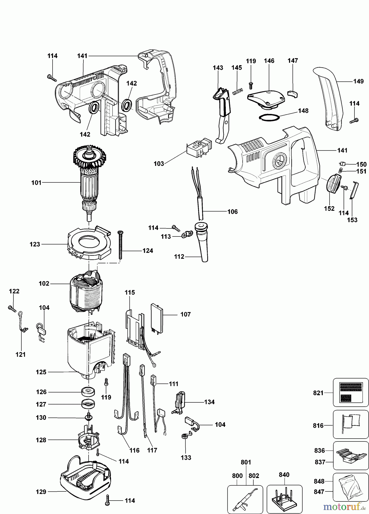 ELU DRILLING/DRIVING HAMMERS DREHHAMMER BH32EK Seite 1