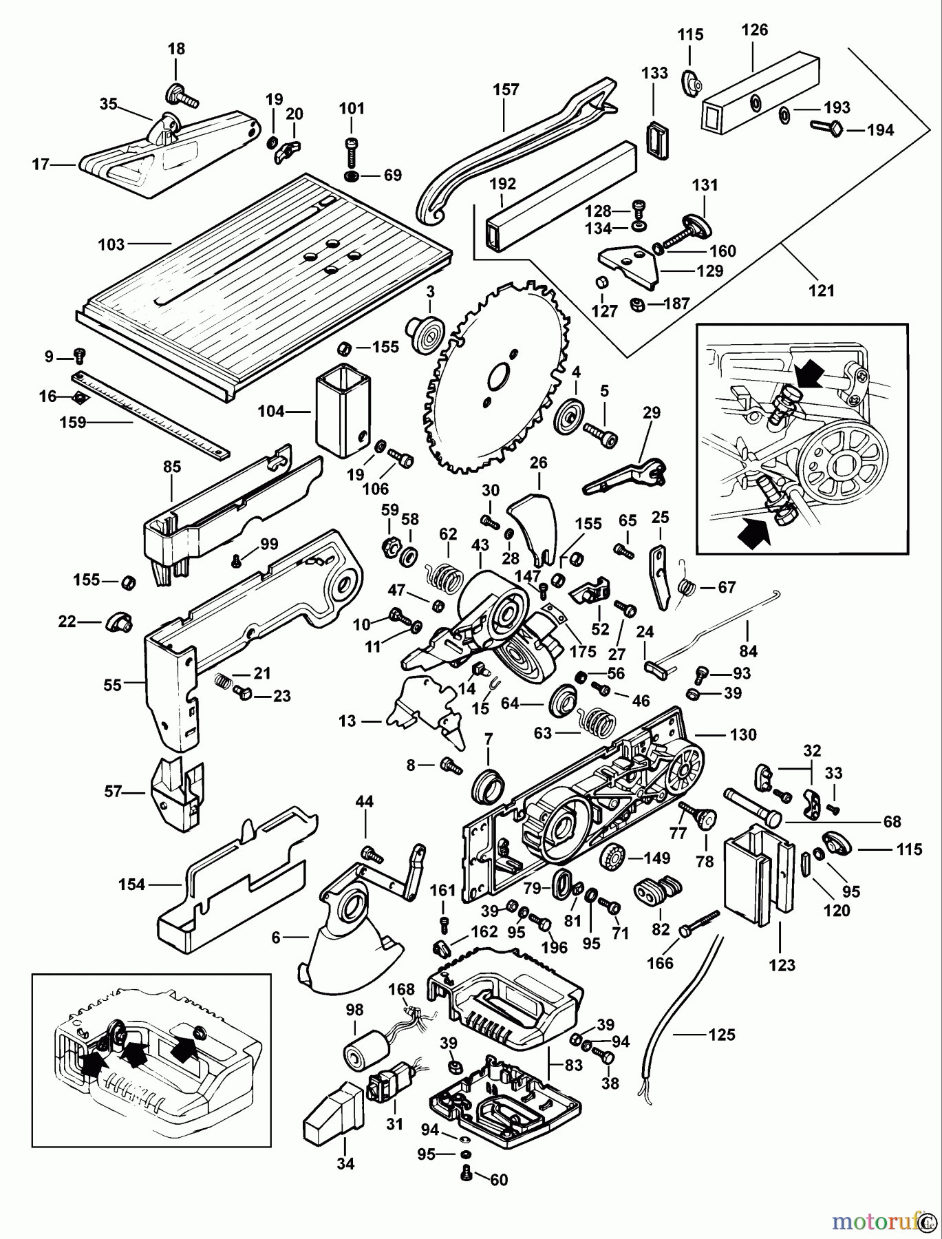 DEWALT HOLZARBEITEN  Gehrungssägen TISCH SAGEN DW711 Seite 1