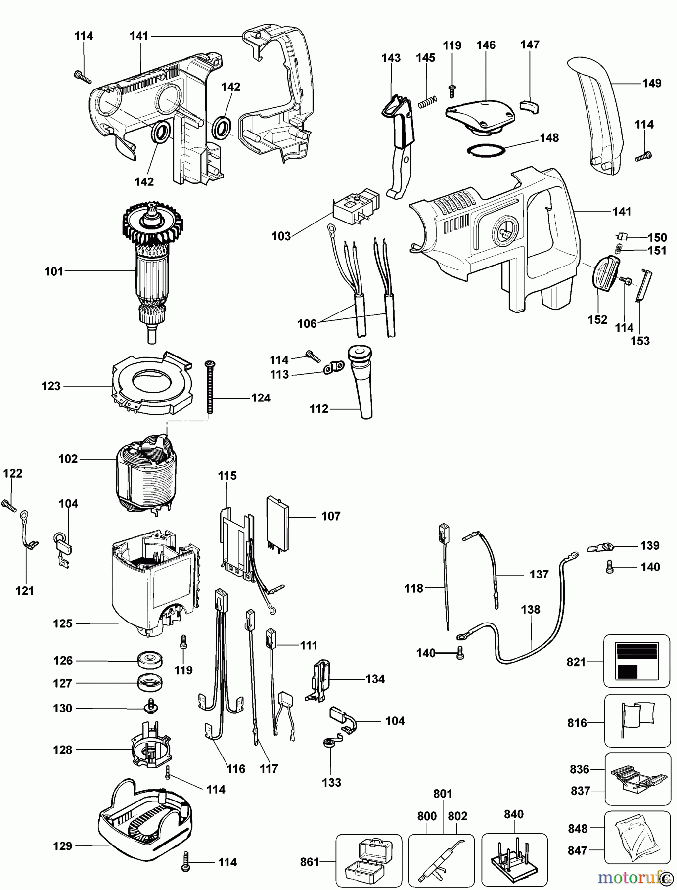 DEWALT Bohrhämmer Bohrhämmer SDS-PLUS HAMMER DW570K Seite 2