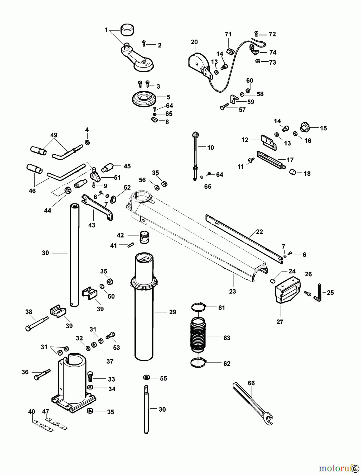 DEWALT HOLZARBEITEN RADIALKREISSÄGEN RADIALARMSÄGE DW726 Seite 1