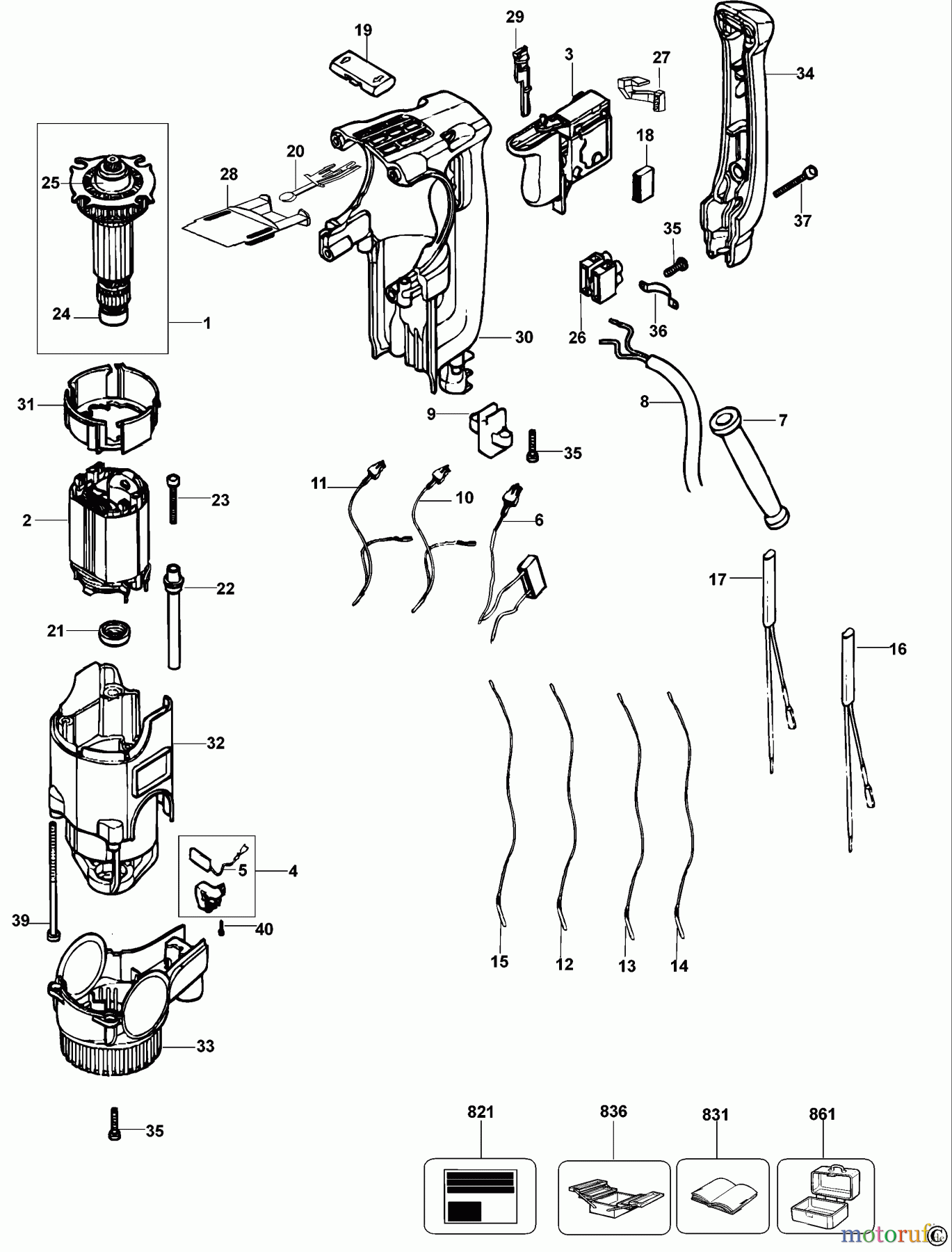 DEWALT Bohrhämmer Bohrhämmer SDS-PLUS DREHHAMMER D25304K Seite 2