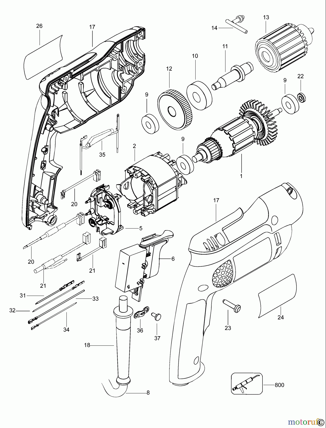 DEWALT Bohrmaschinen Bohrmaschinen BOHRER D21003 Seite 1