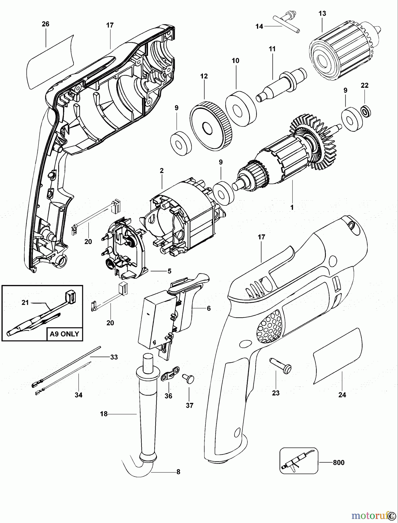 DEWALT Bohrmaschinen Bohrmaschinen BOHRER D21001 Seite 1