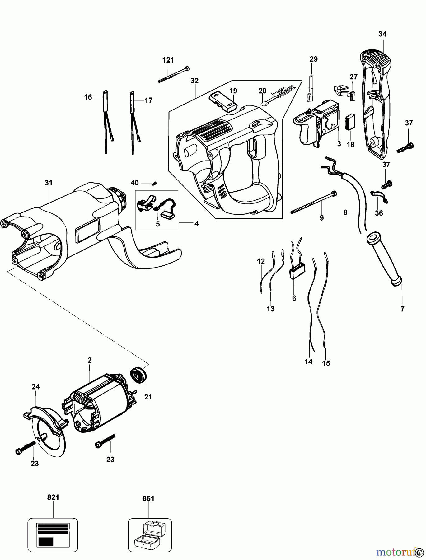  DEWALT Bohrhämmer Bohrhämmer SDS-PLUS DREHHAMMER D25201K Seite 1