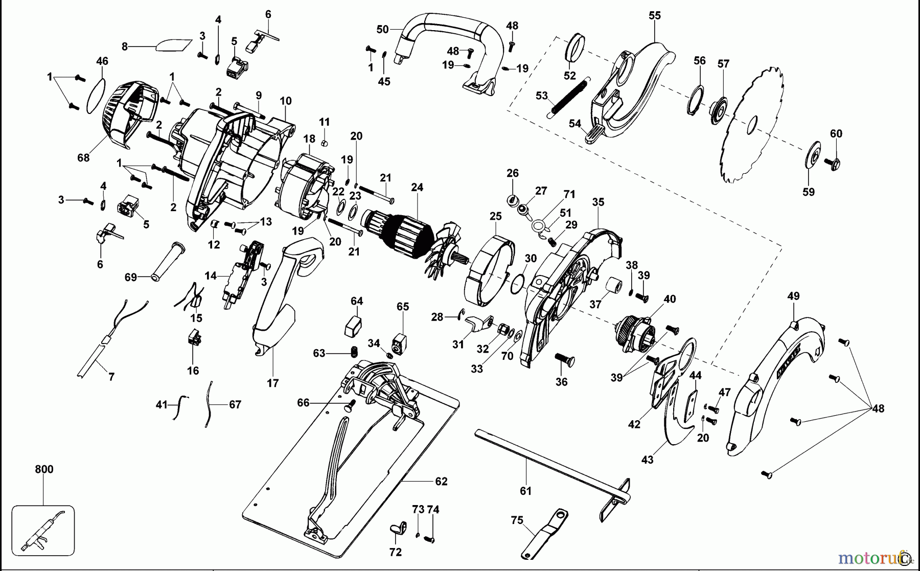 DEWALT HOLZARBEITEN KREISSÄGEN KREISSGE D23650 Seite 1