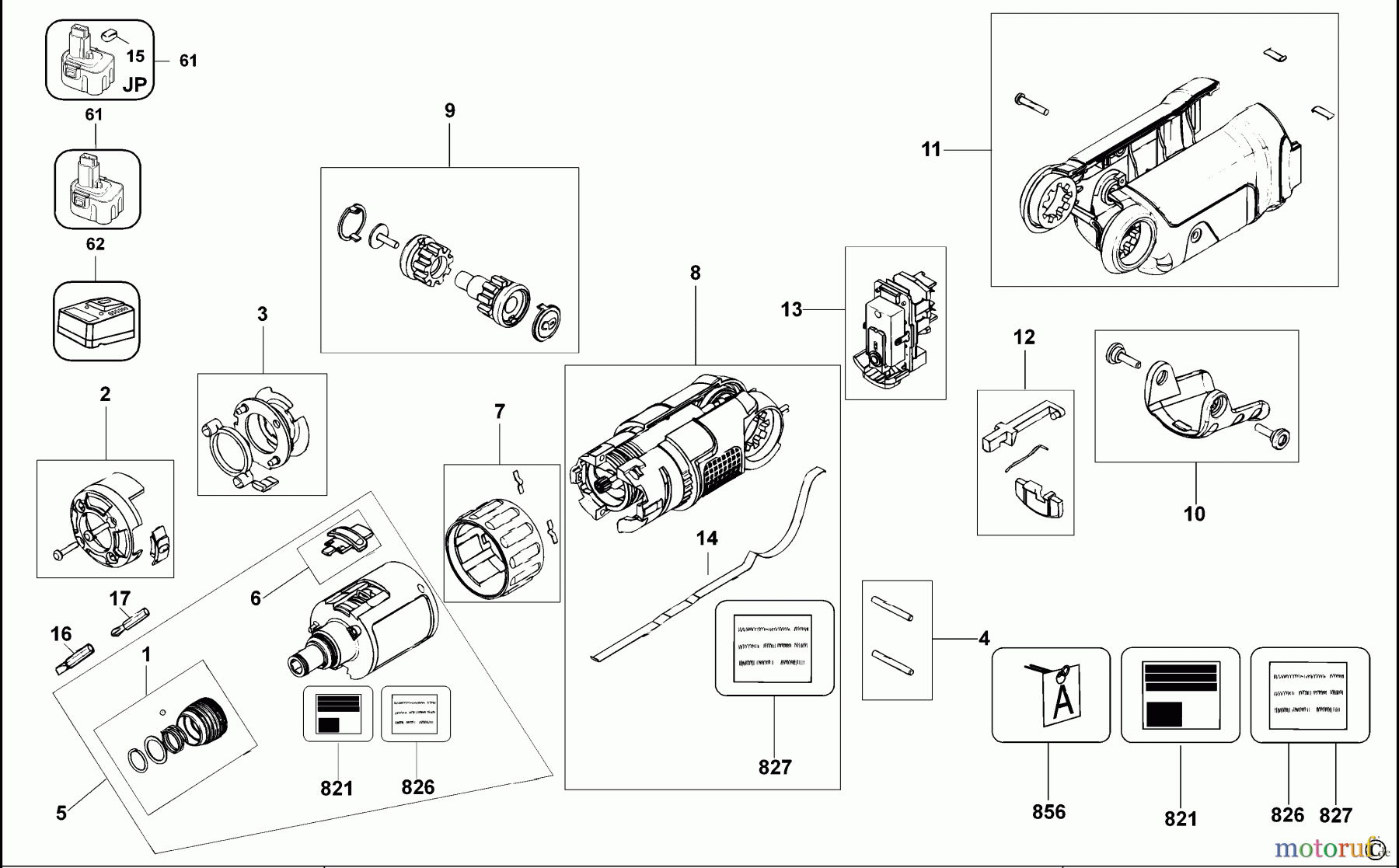 DEWALT SCHRAUBER Akku Schrauber SCHRAUBENDREHER DC600KA Seite 1