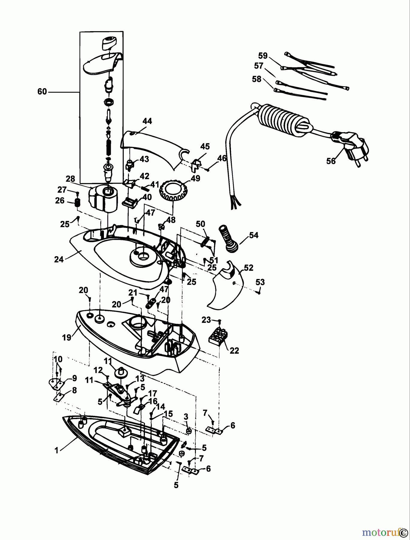  BLACK+DECKER HAUSHALT BÜGELEISEN  SPRÜHEISEN F125 Seite 1