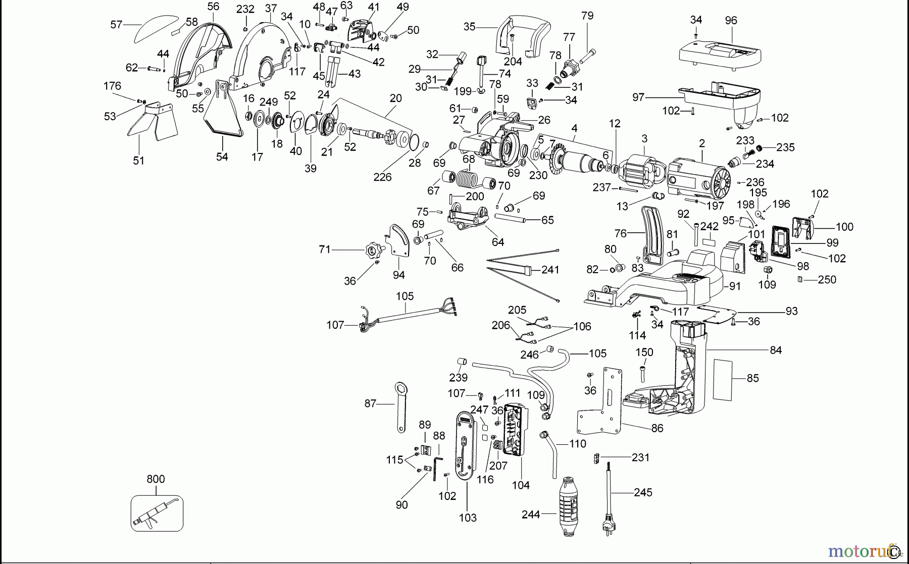 DEWALT Kabelgeführt Fliesensäge FLIESENSCHNEIDER D24000 Seite 1