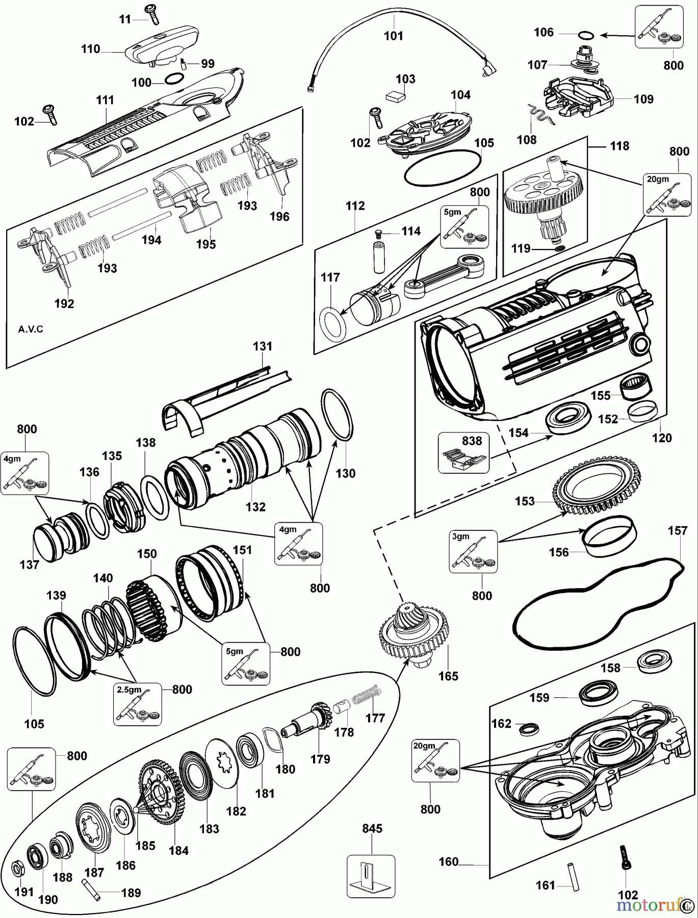  DEWALT Bohrhämmer Bohrhämmer SDS-MAX DREHHAMMER D25730K Seite 3