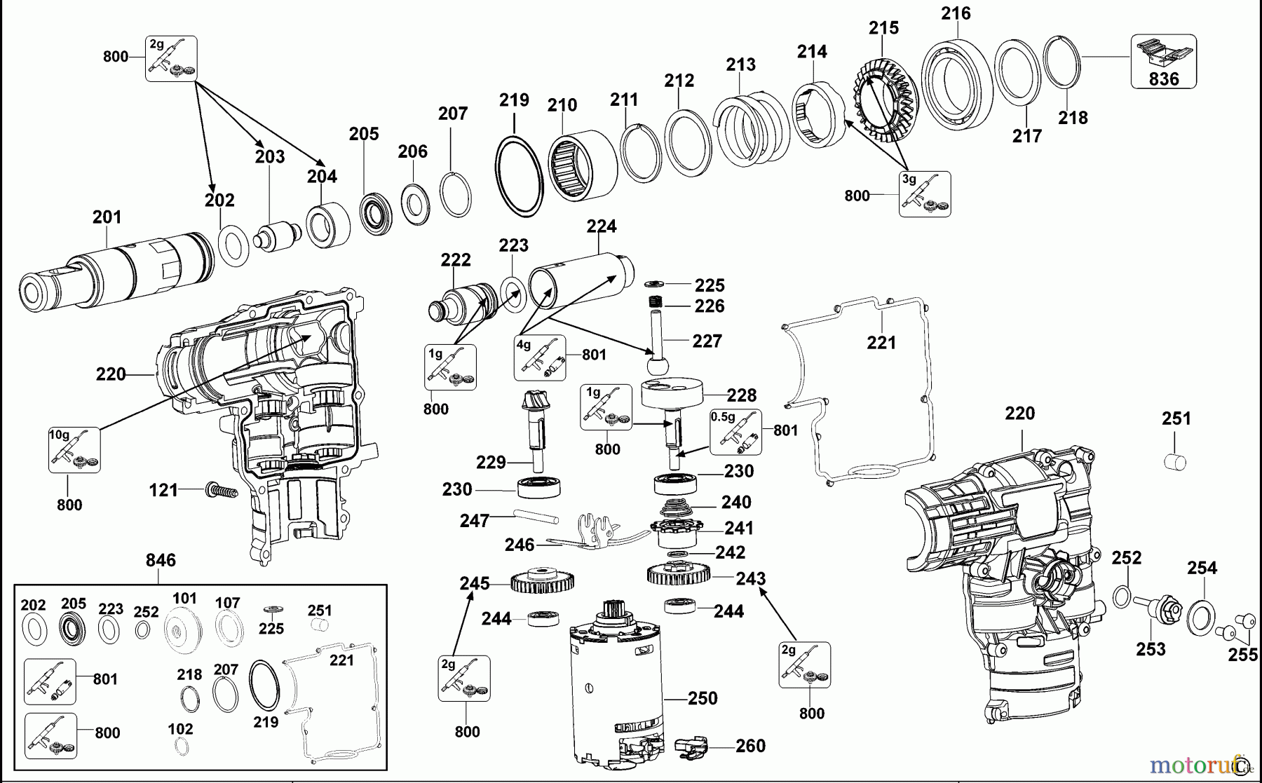  DEWALT Bohrhämmer Bohrhämmer SDS-PLUS DREHHAMMER DC222K Seite 2