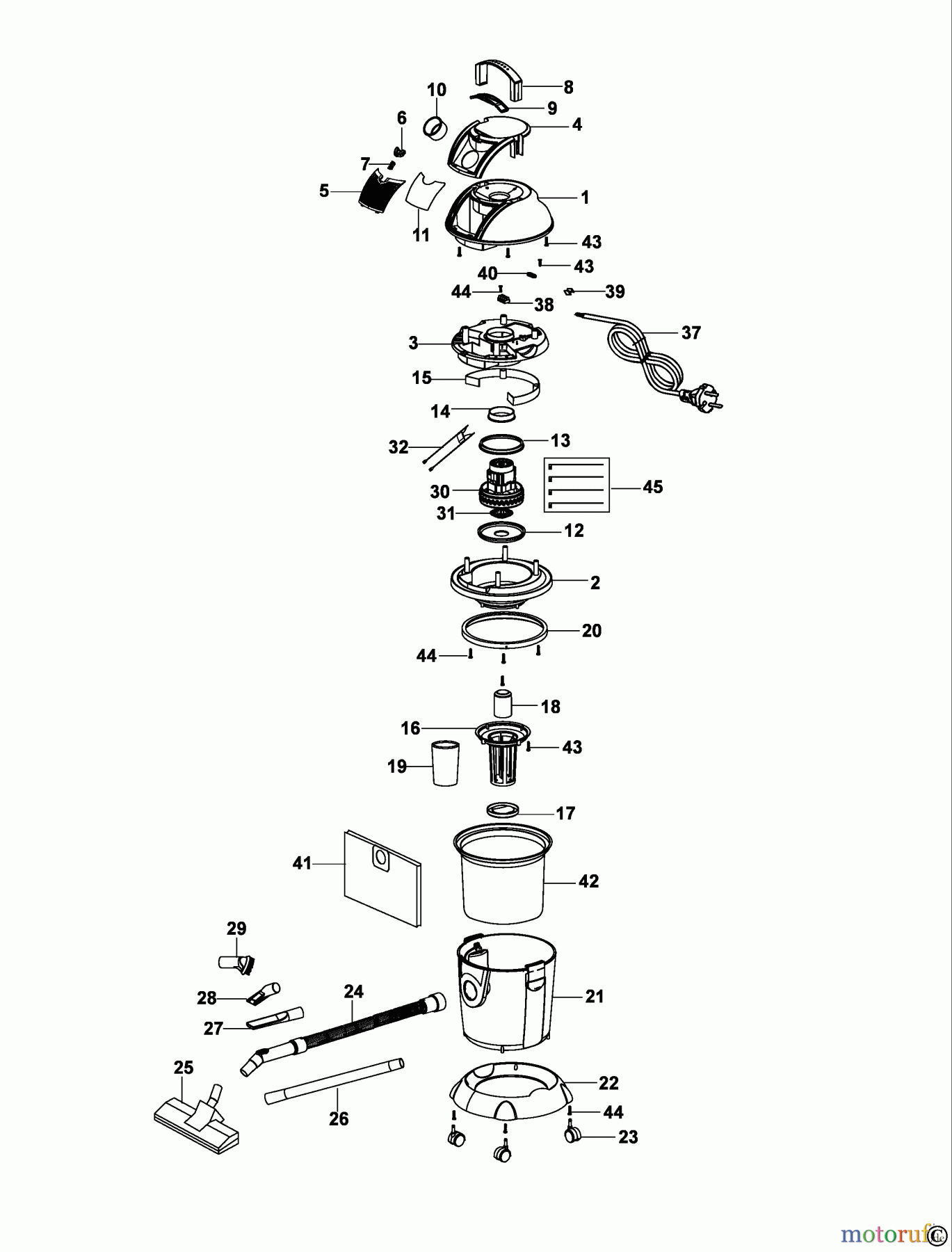 BLACK+DECKER HAUSHALT REINIGUNG STAUBSAUGER WV1400 Seite 1