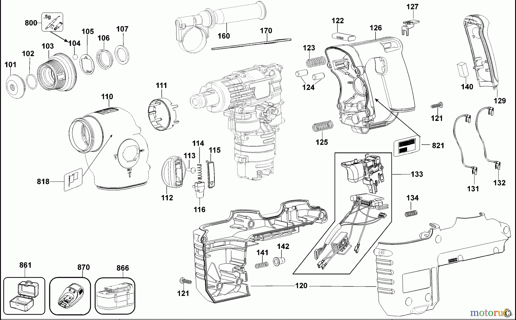 DEWALT Bohrhämmer Bohrhämmer SDS-PLUS DREHHAMMER DC233K Seite 2