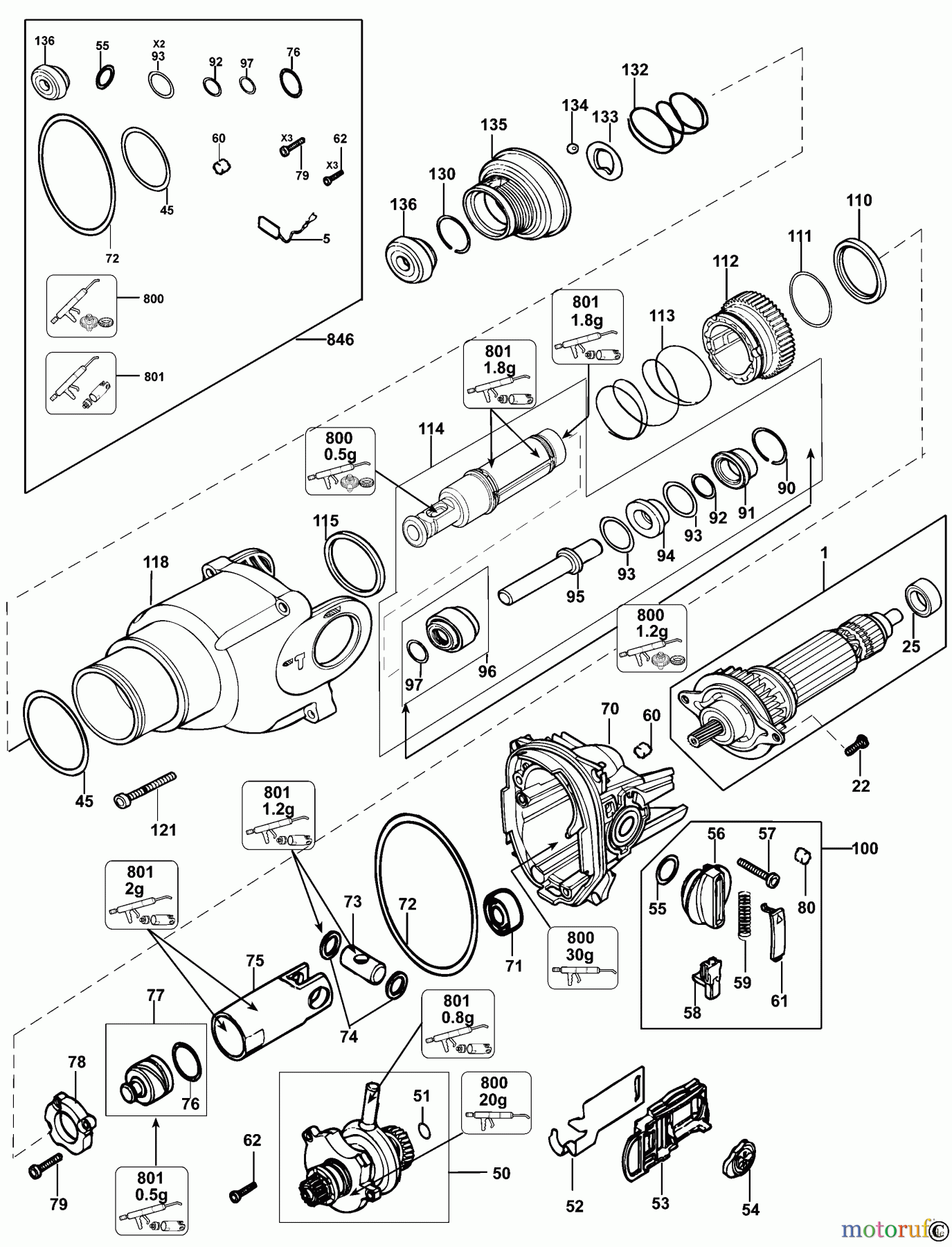 DEWALT Bohrhämmer Bohrhämmer SDS-PLUS DREHHAMMER D25112K Seite 1