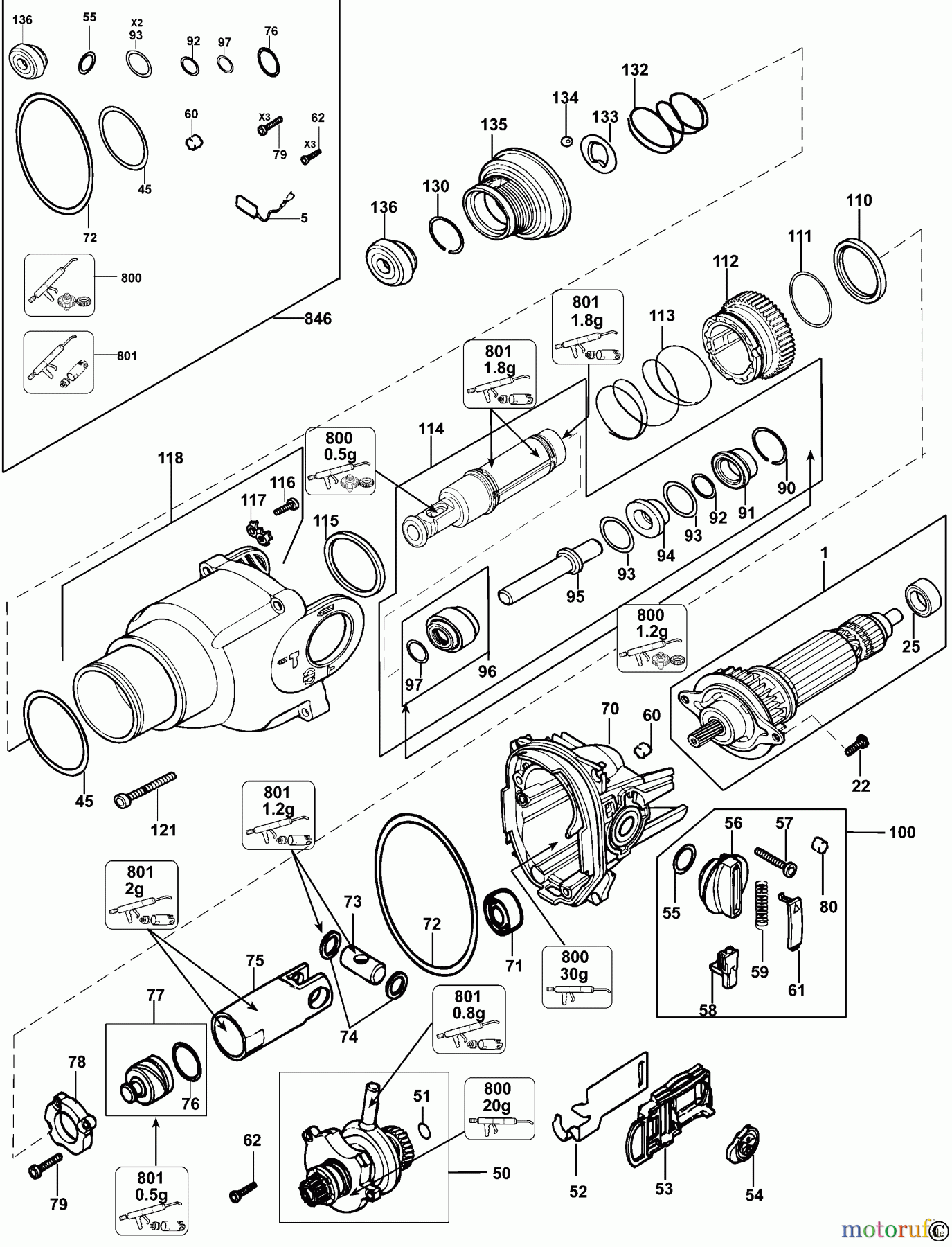  DEWALT Bohrhämmer Bohrhämmer SDS-PLUS DREHHAMMER D25113K Seite 1