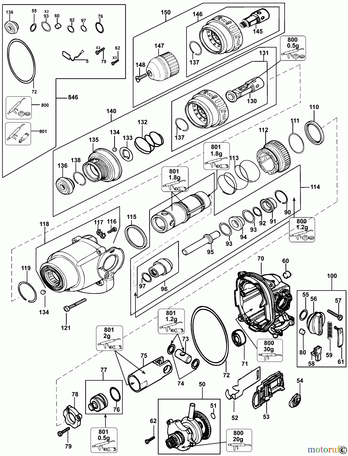  DEWALT Bohrhämmer Bohrhämmer SDS-PLUS DREHHAMMER D25314K Seite 1