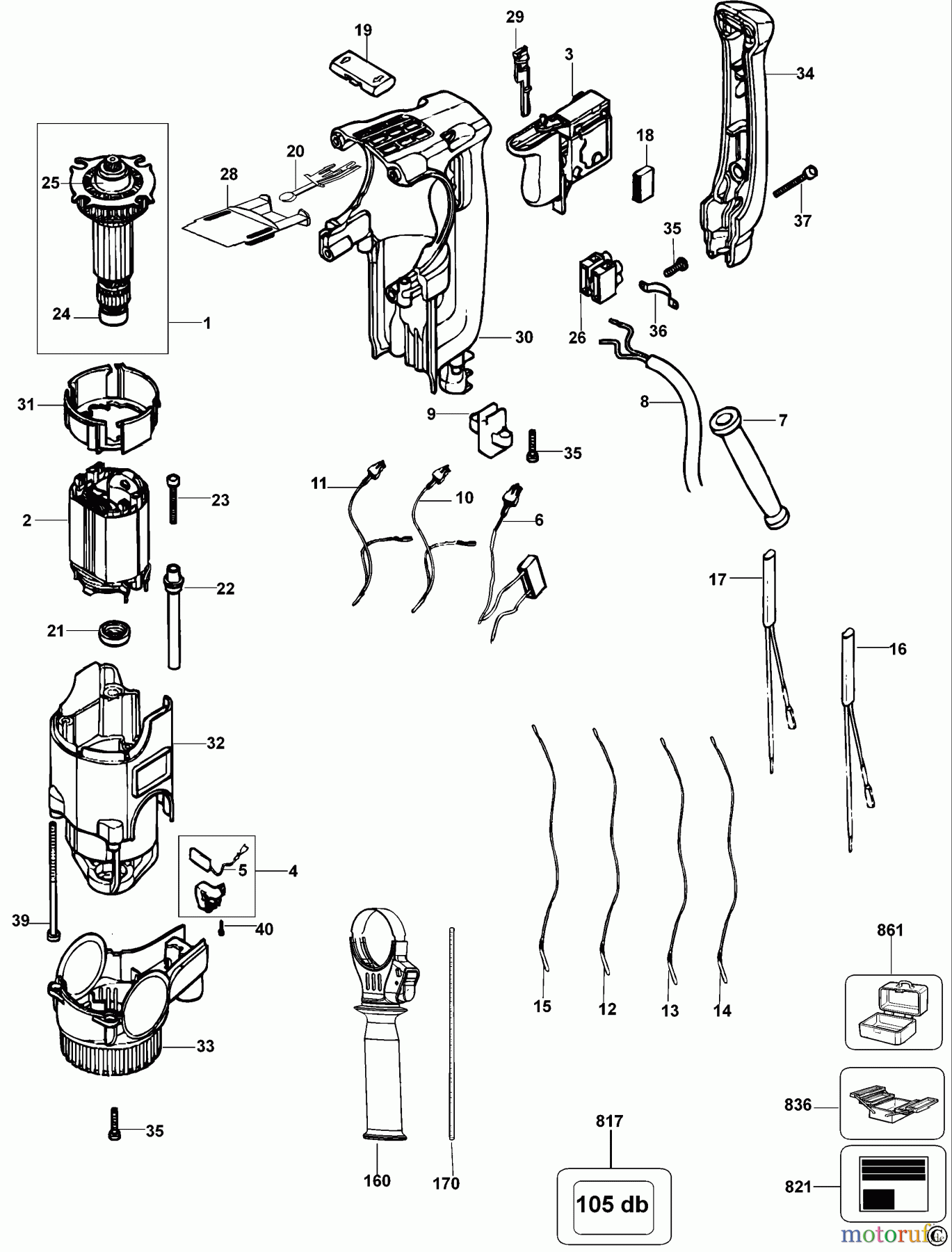 DEWALT Bohrhämmer Bohrhämmer SDS-PLUS DREHHAMMER D25314K Seite 2