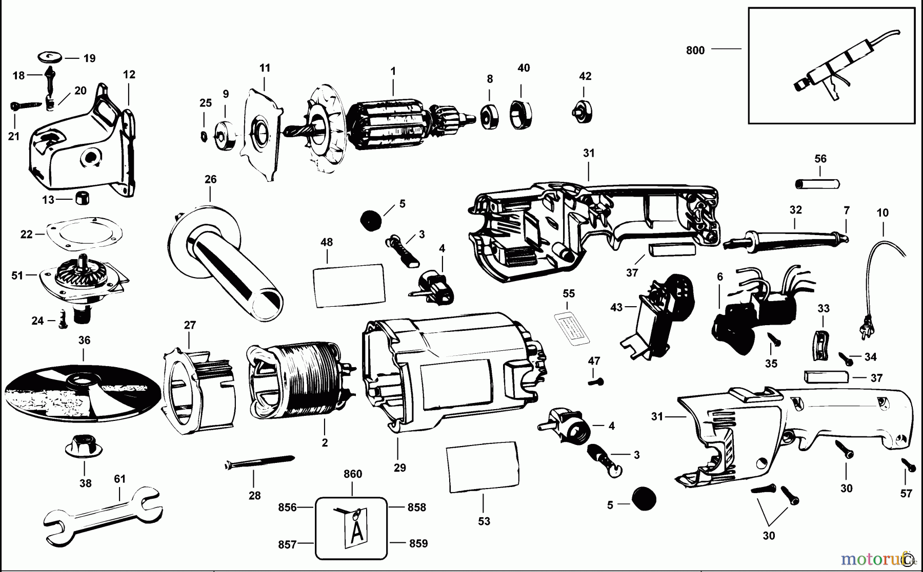  BLACK+DECKER PROFESSIONELL SCHLEIFMASCHINEN, POLIERMASCHINEN UND EINFÄDLER SCHLEIFER/PLOIERER 6138-40 Seite 1