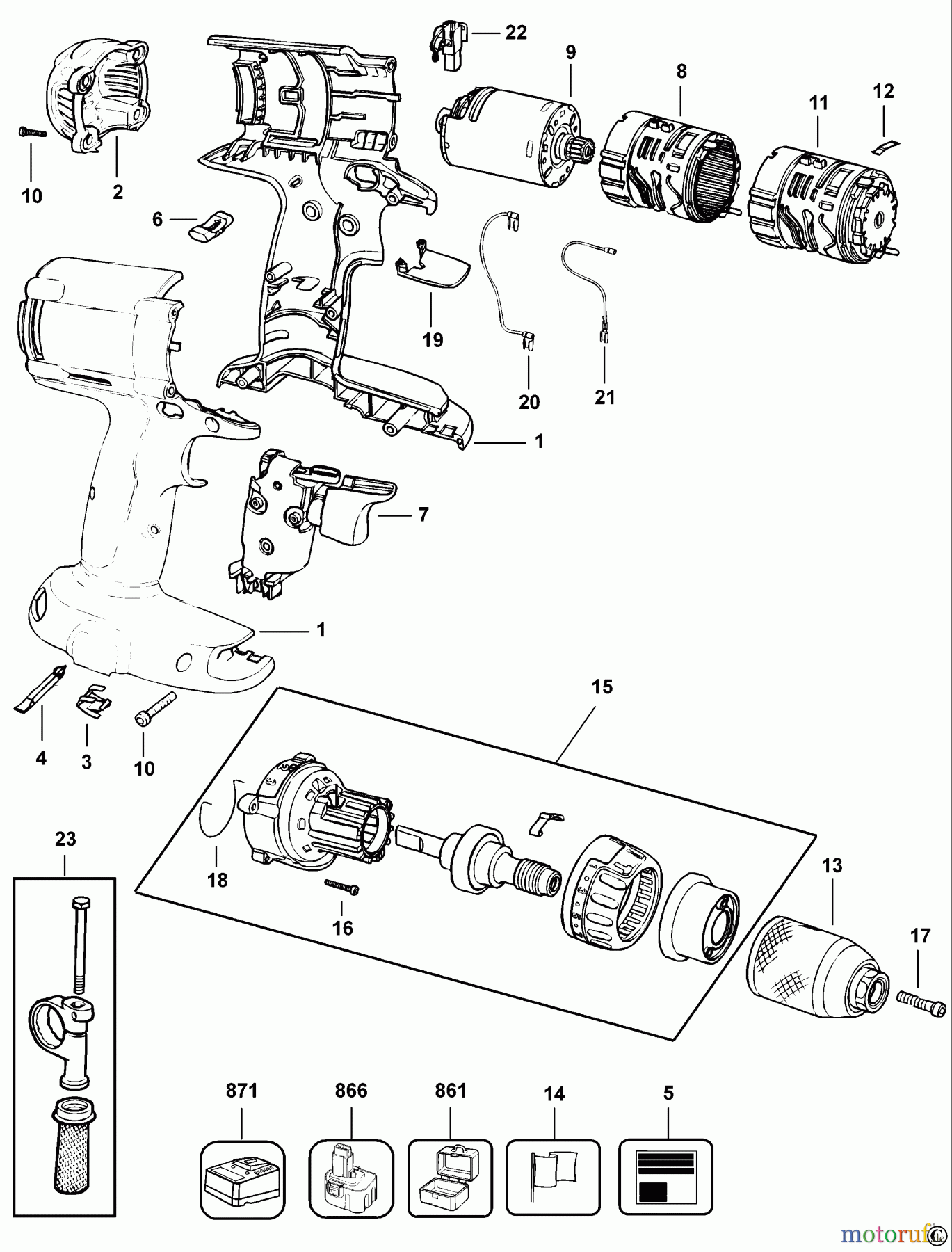 DEWALT AKKUBOHRER CDLS DRILLS 18V AKKU-BOHRMASCHINE DW988KQ Seite 2
