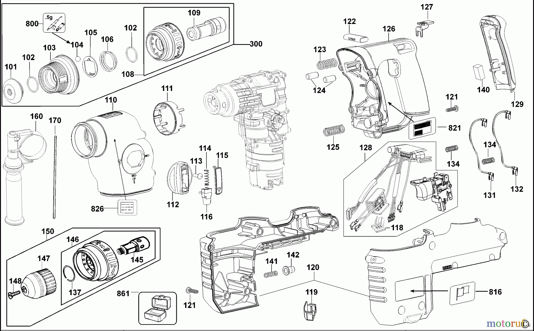 DEWALT Bohrhämmer Bohrhämmer SDS-PLUS DREHBOHRHAMMER DC229KL Seite 2