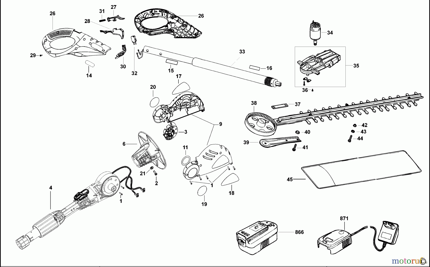  BLACK+DECKER AUSSERHALB HECKENSCHEREN, FADENTRIMMER, SCHEREN AKKU-HECKENSCHERE BPT318 Seite 1