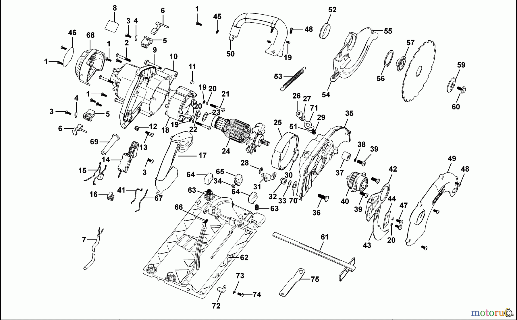 DEWALT HOLZARBEITEN KREISSÄGEN KREISSGE D23651 Seite 1